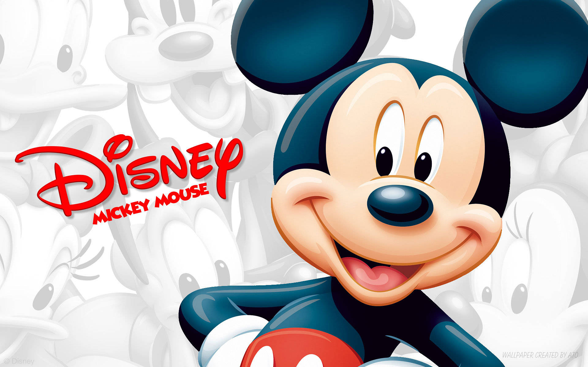 Disney Mickey Mouse Art Background
