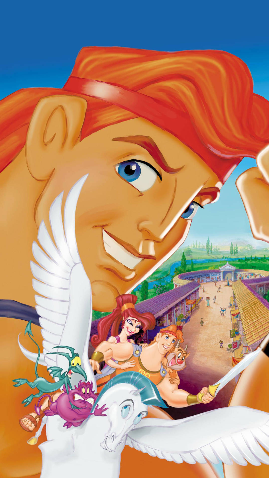 Disney Movie Hercules Poster Background