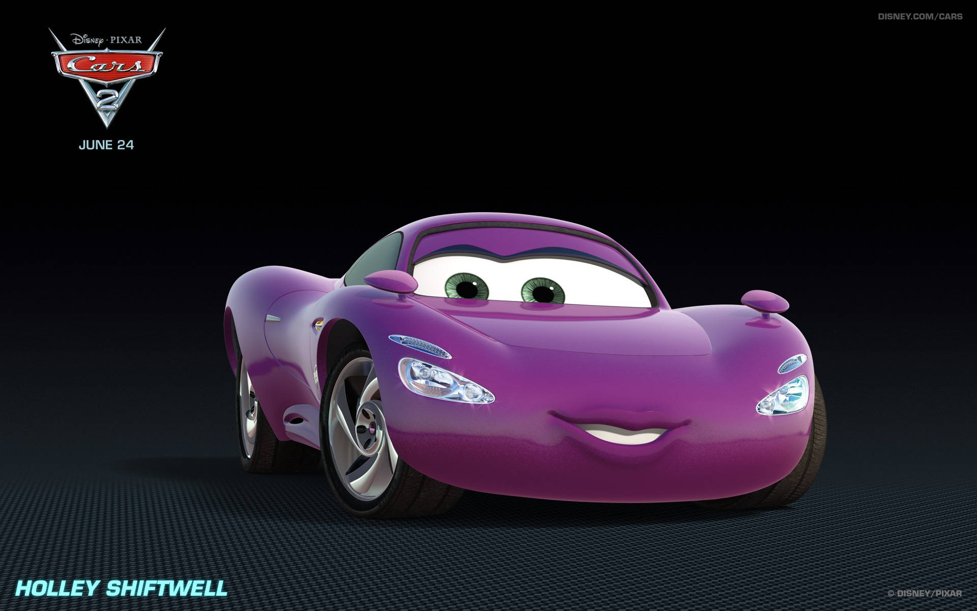 Disney Pixar Holley Shiftwell Cars 2 Background