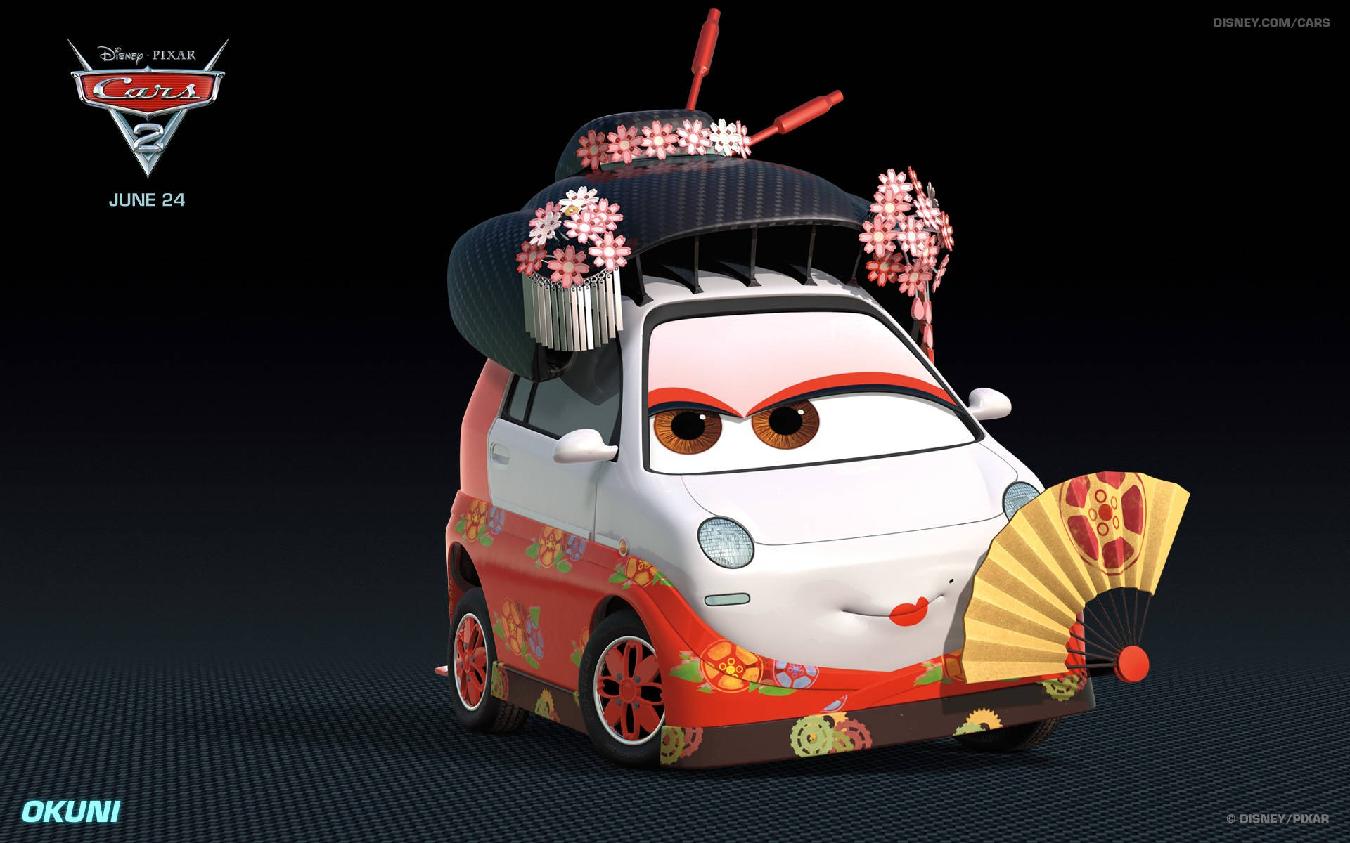 Disney Pixar Okuni Cars 2 Background