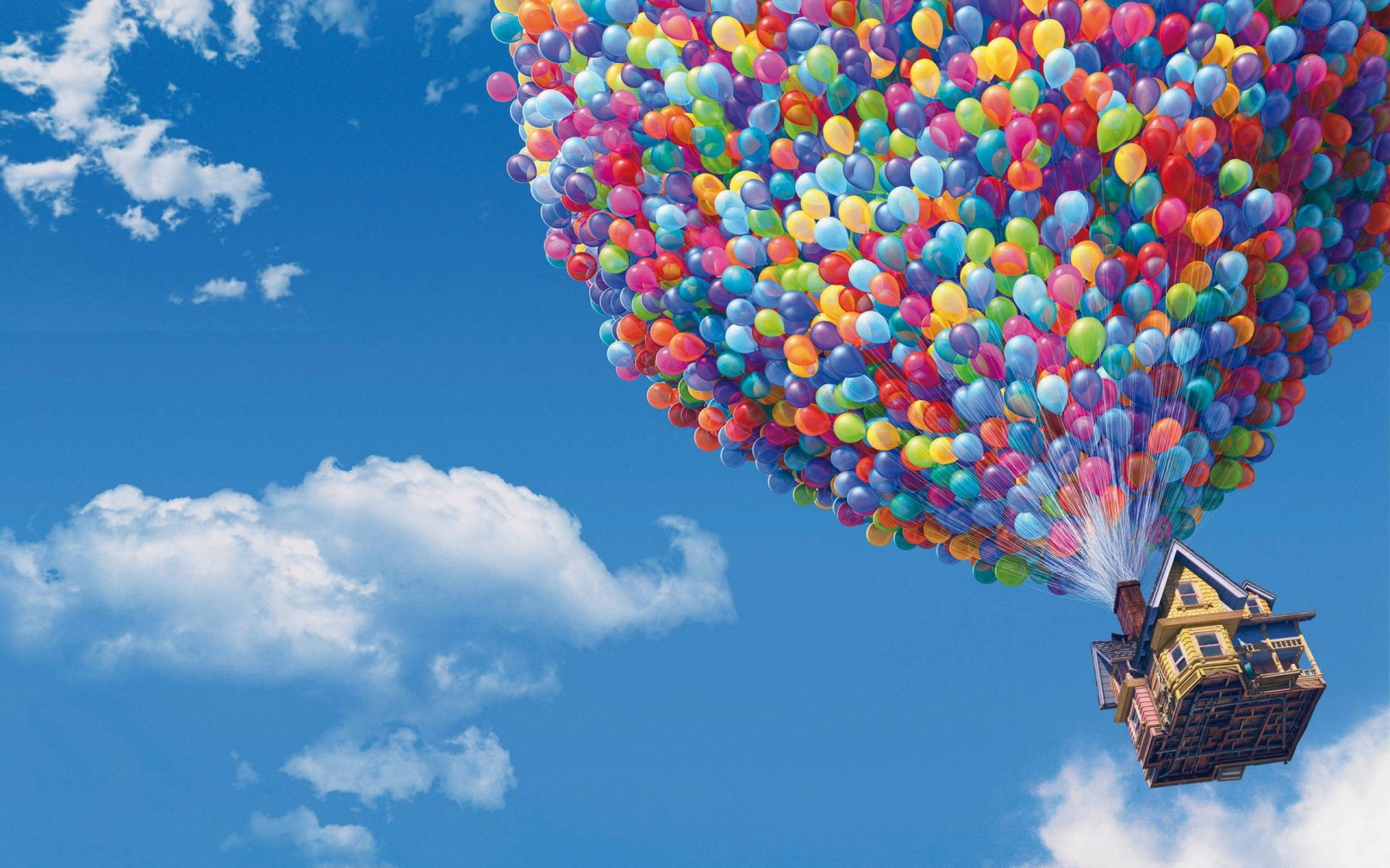 Disney Pixar Up Balloon House Background