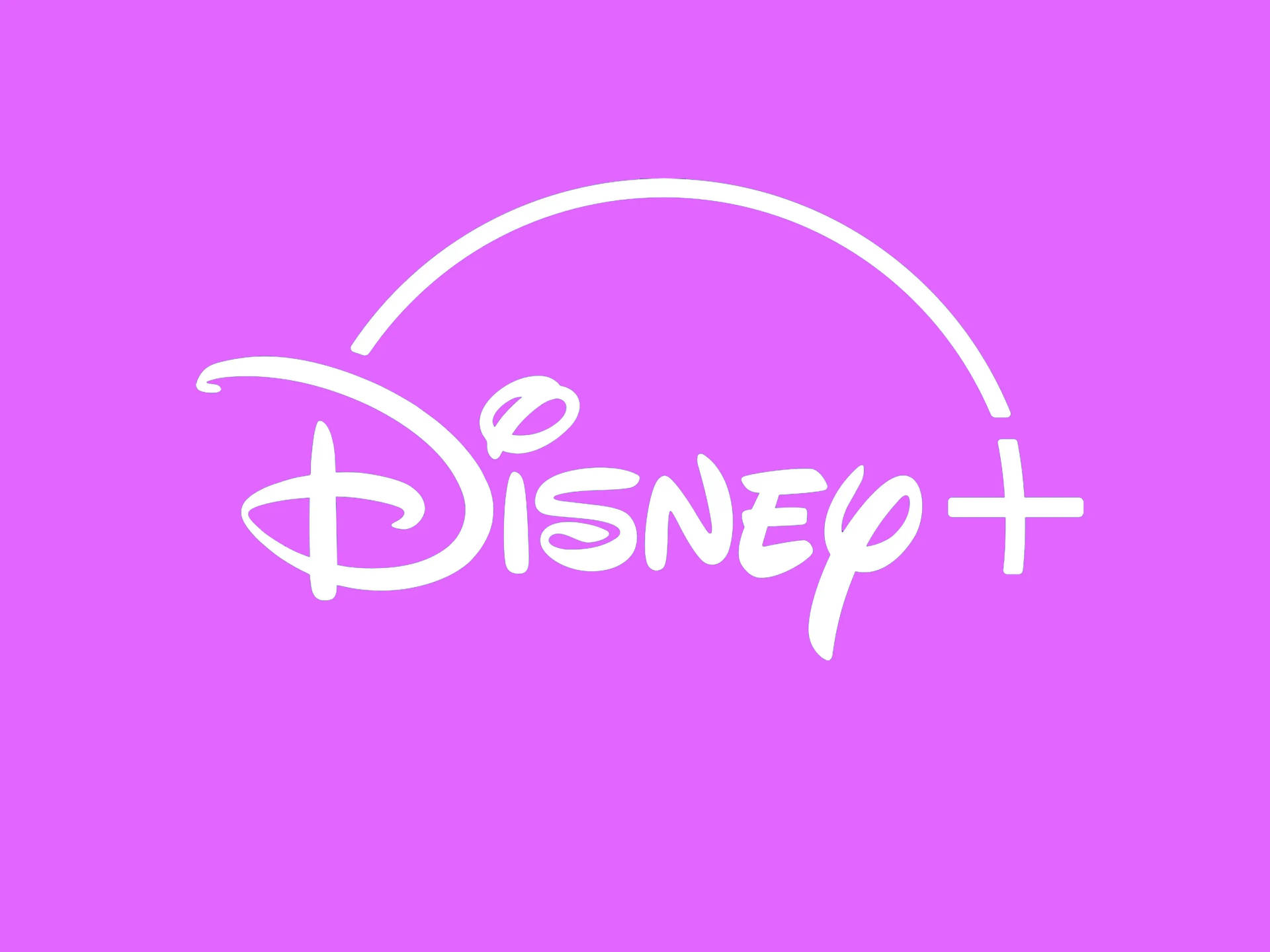Disney Plus Pink Logo Background