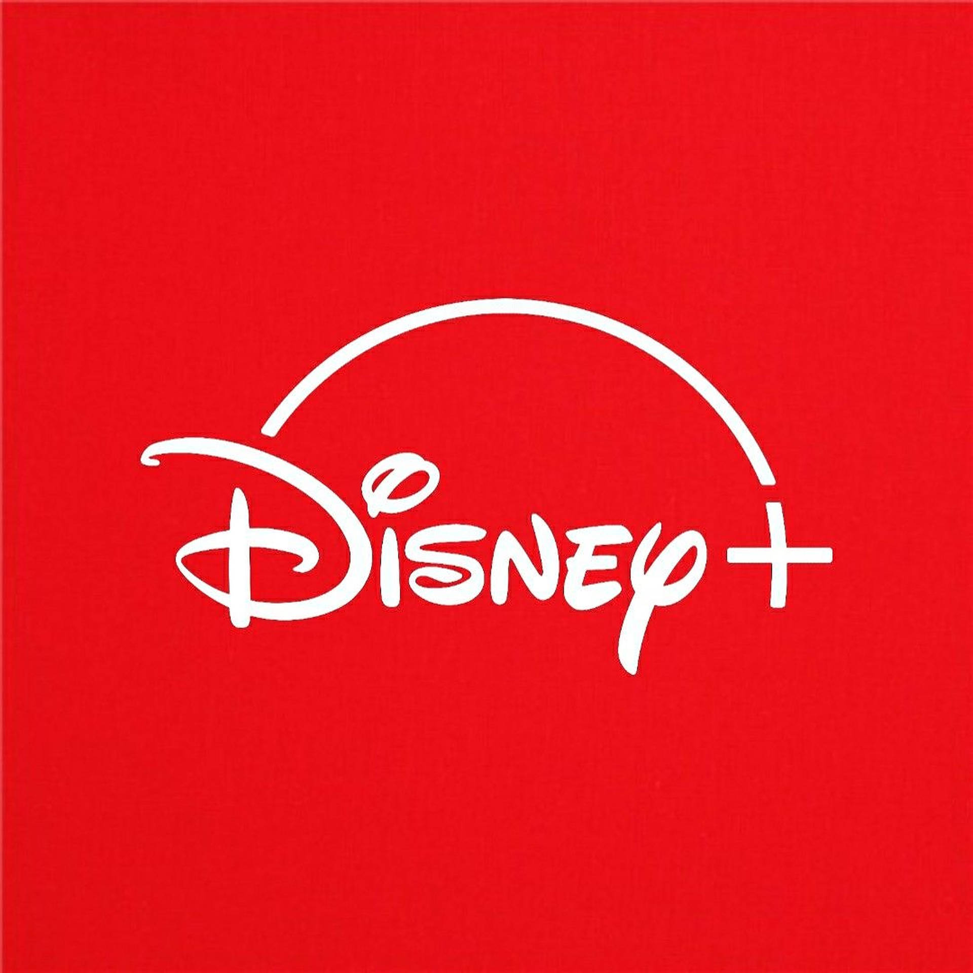 Disney Plus Red Logo Background