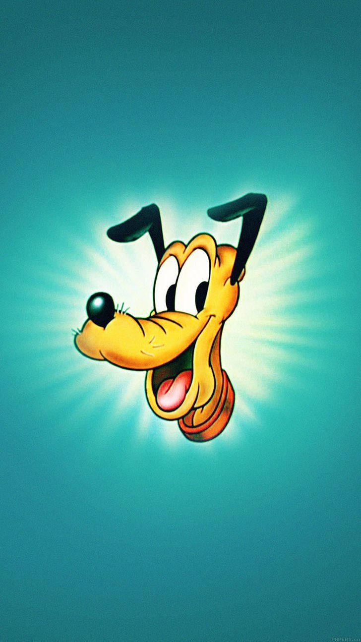 Disney Pluto Green Portrait Background