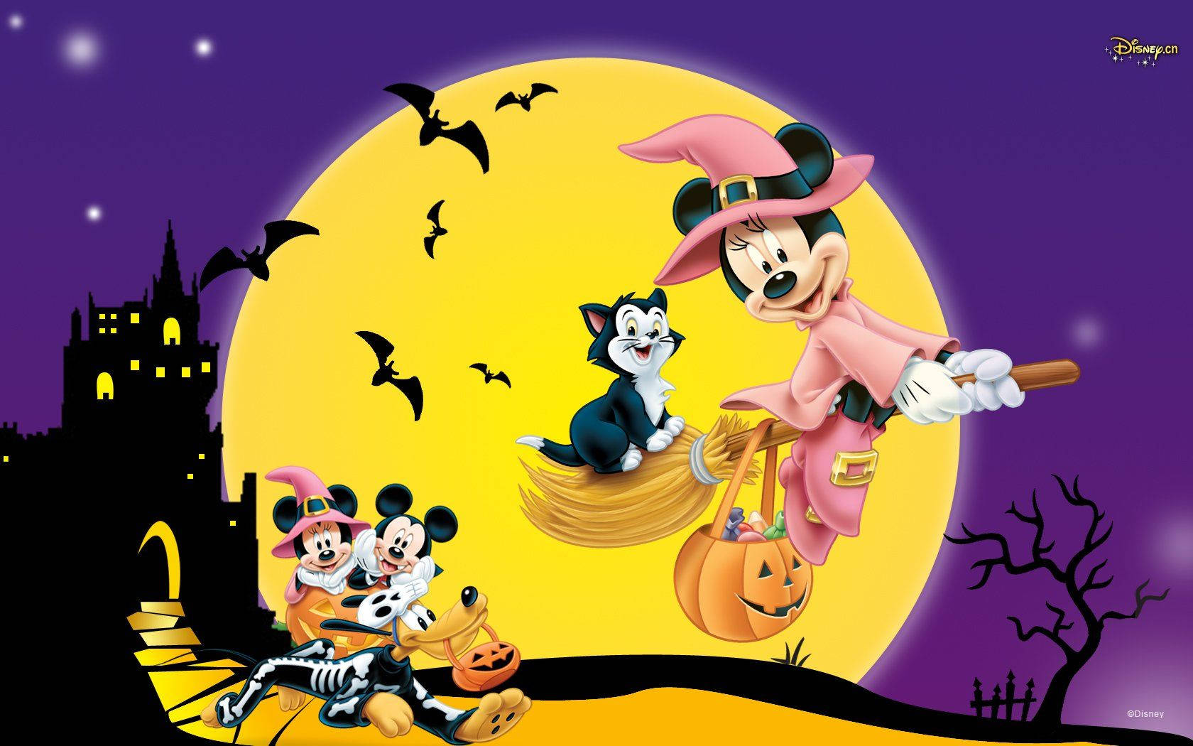 Disney Pluto Halloween Background