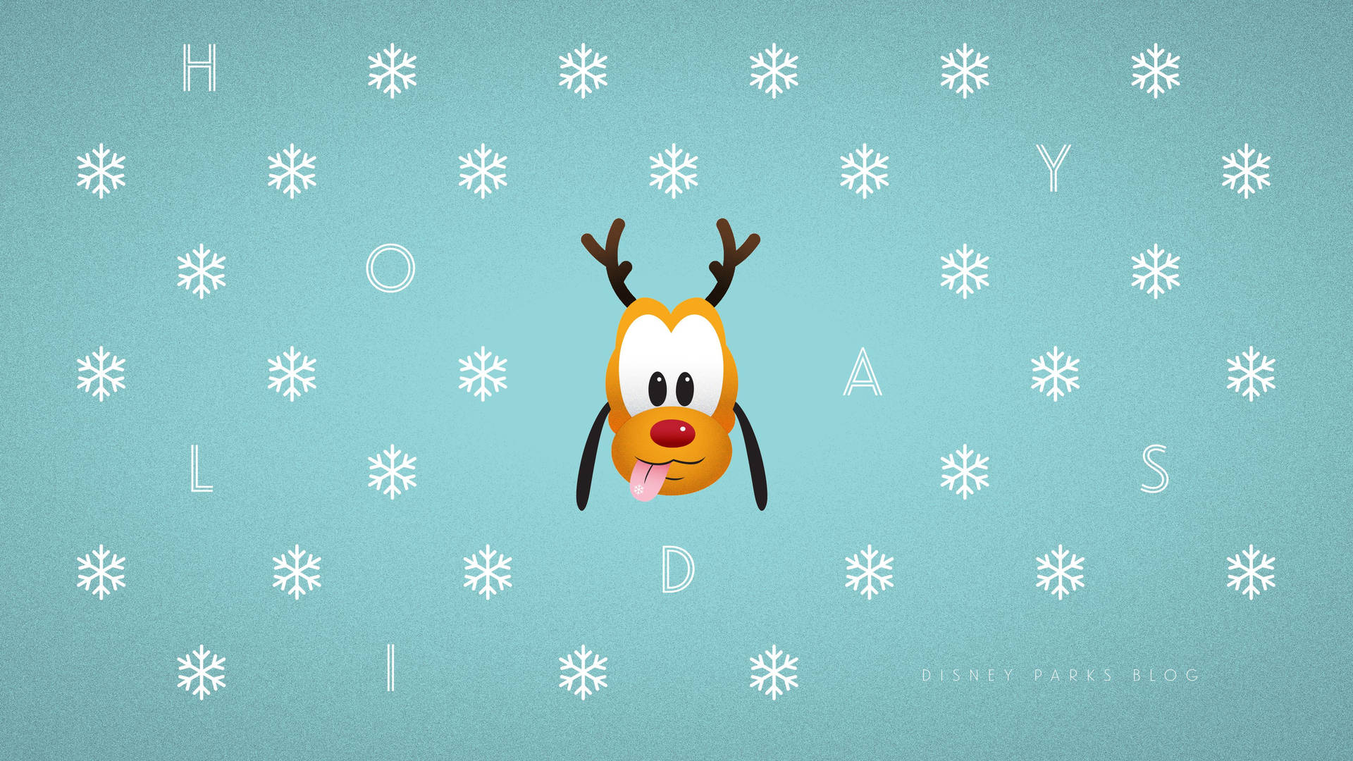 Disney Pluto Holidays Background