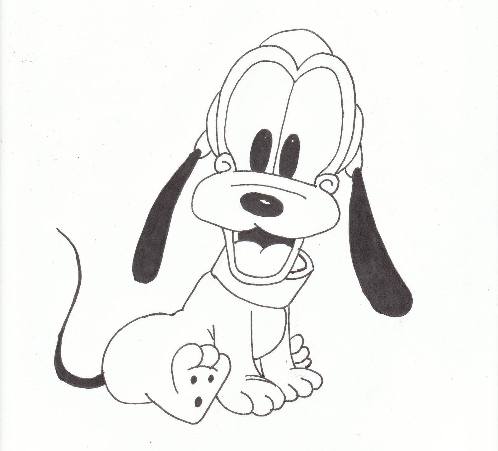 Disney Pluto Illustration Background