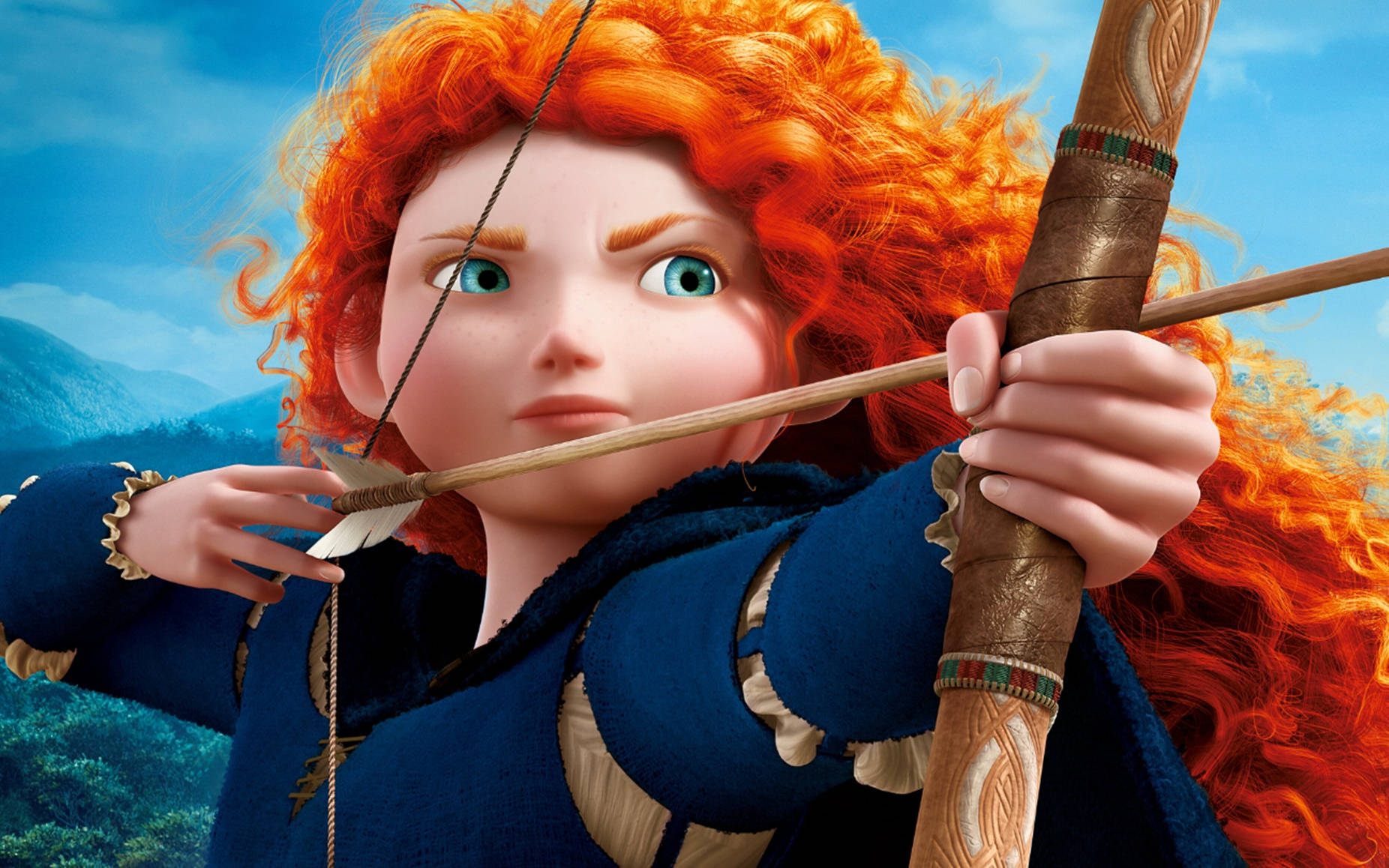 Disney Princess Merida 3d Animation