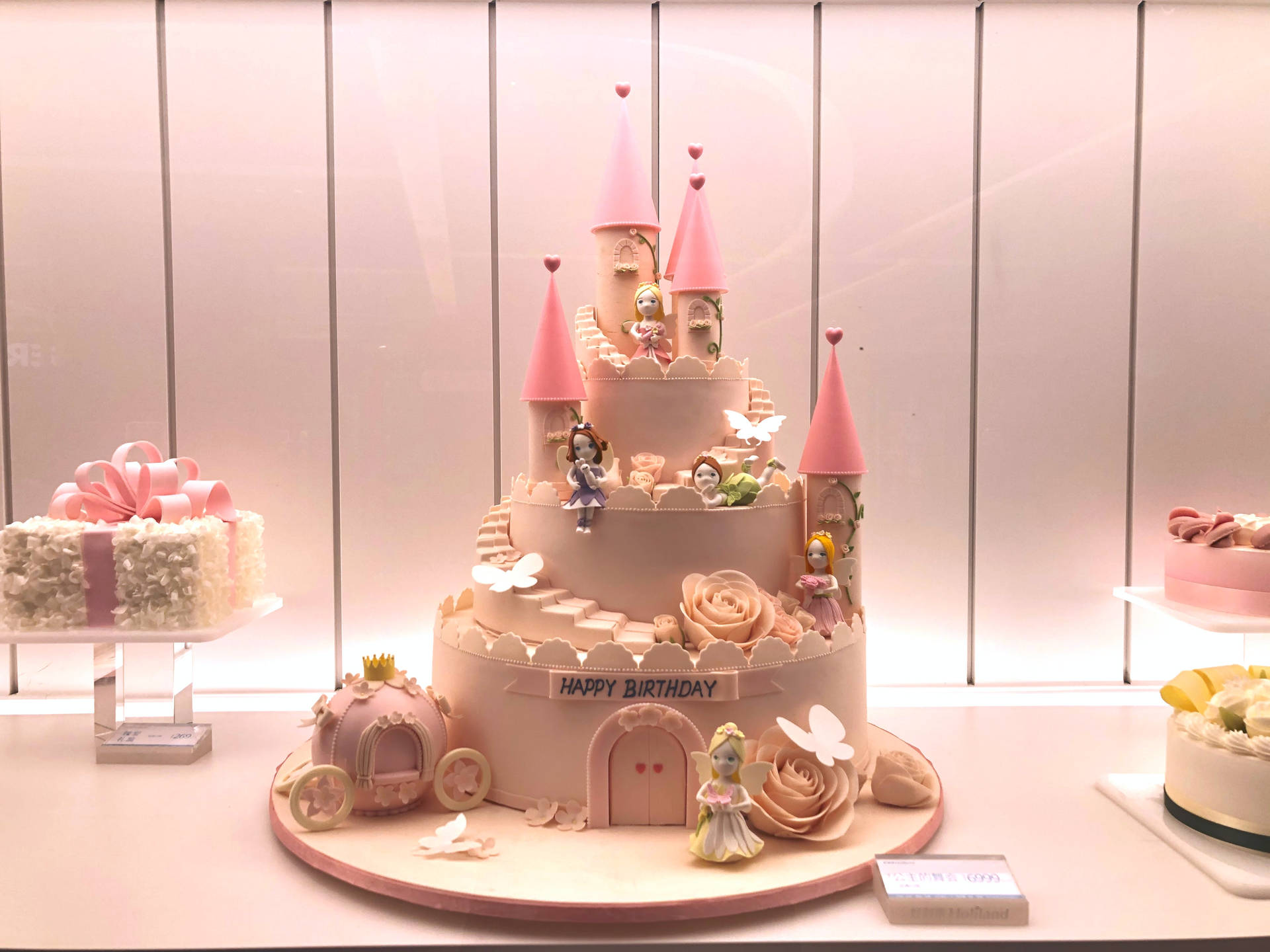 Disney Princess Themed Cake Background