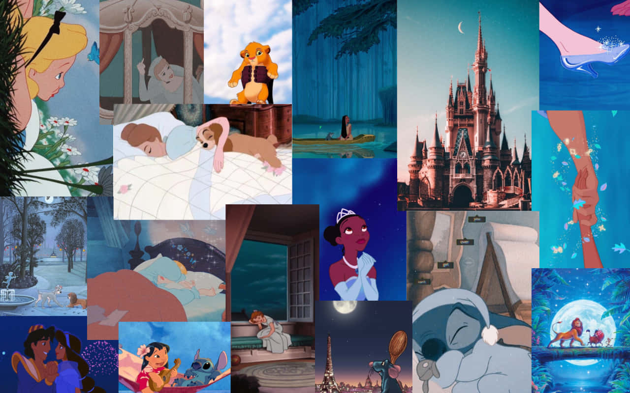 Disney Princesses And Their Friends Background