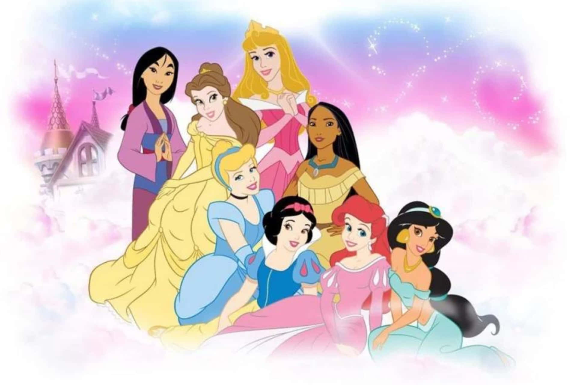Disney Princesses Gathering Background