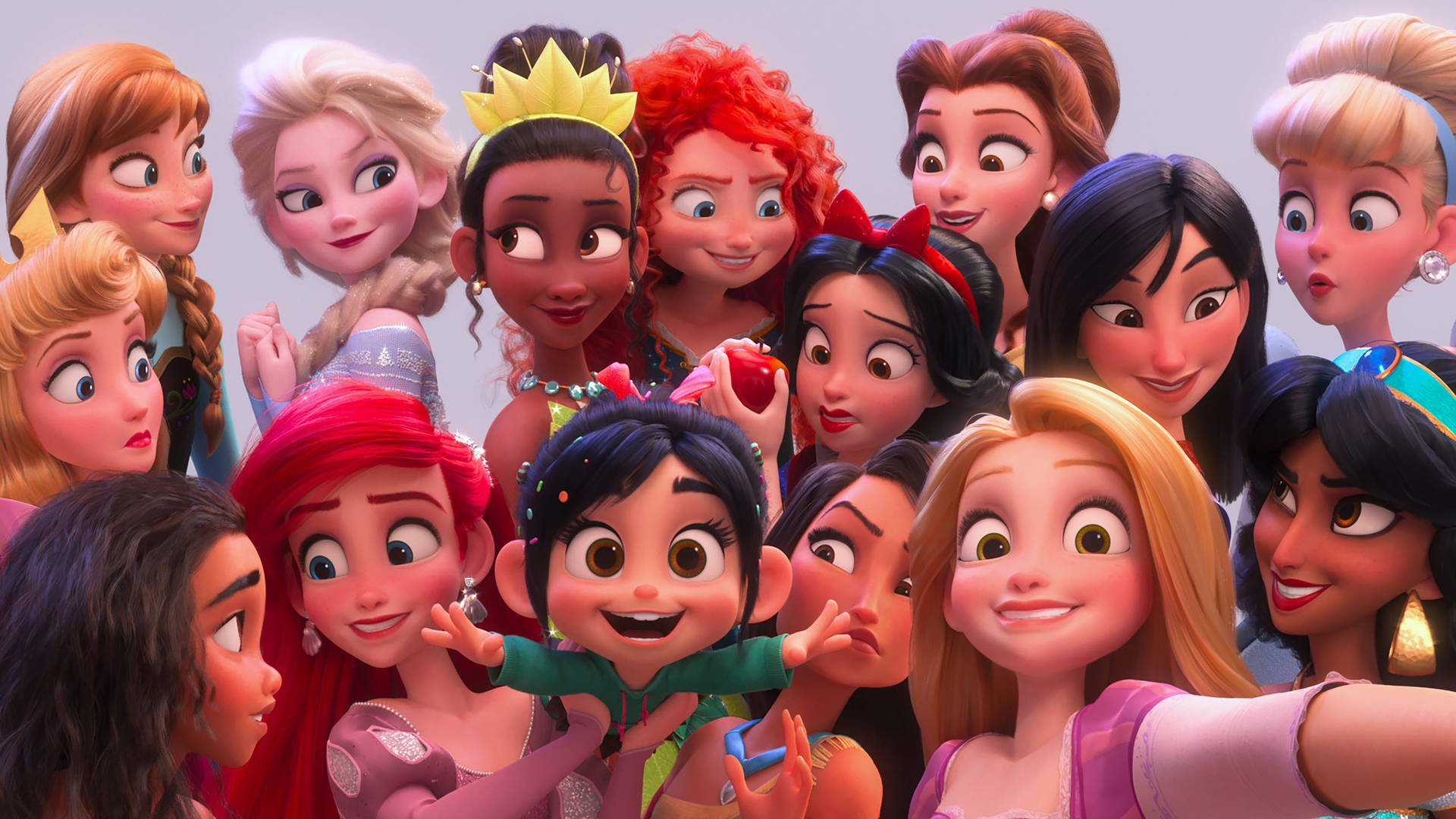 Disney Princesses With Vanellope