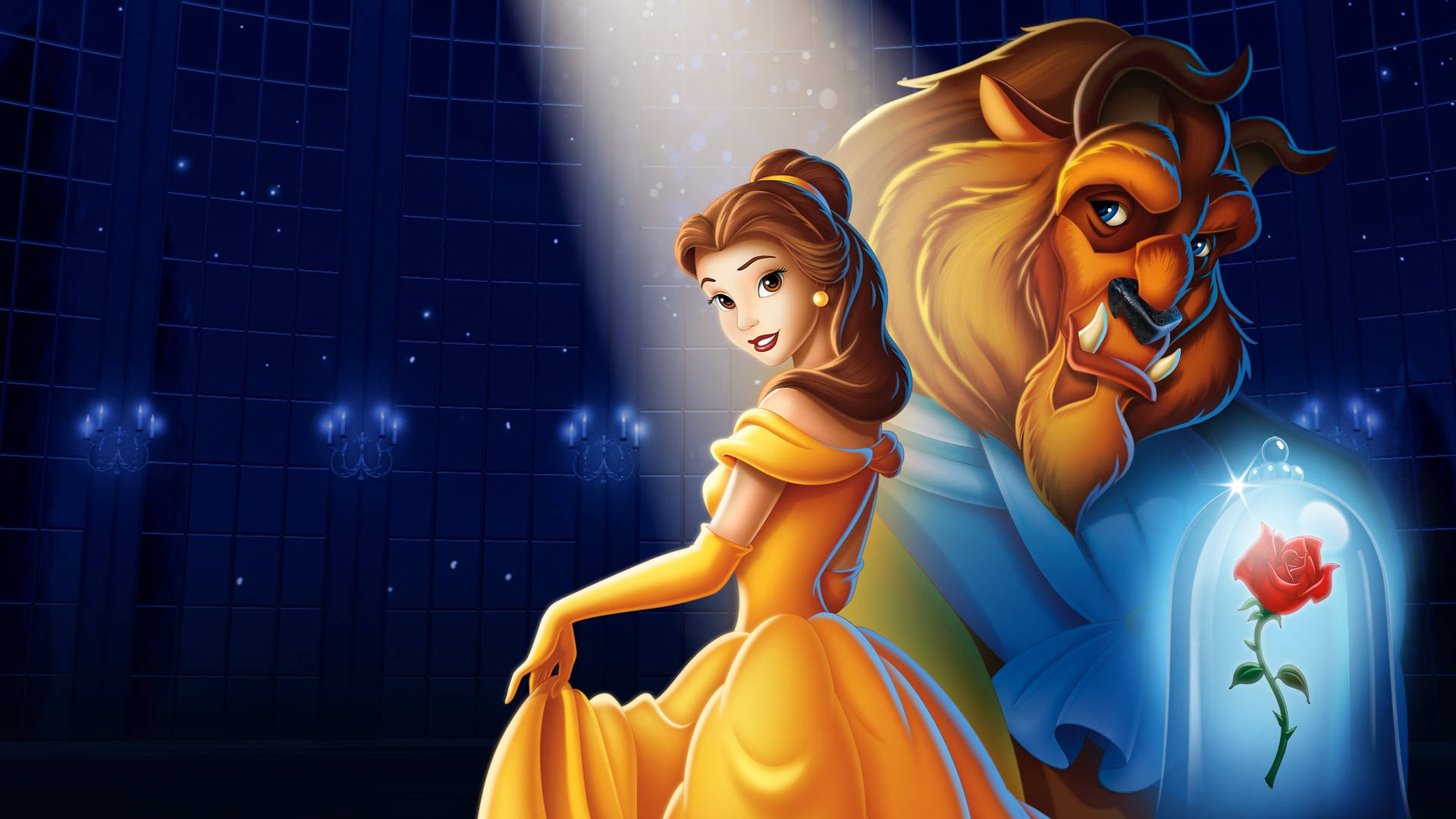 Disney's Belle And The Beast Background