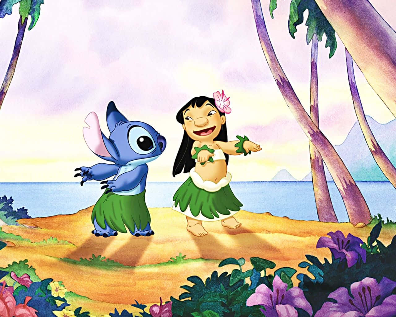 Disney's Stitch And Lilo And Stitch Background