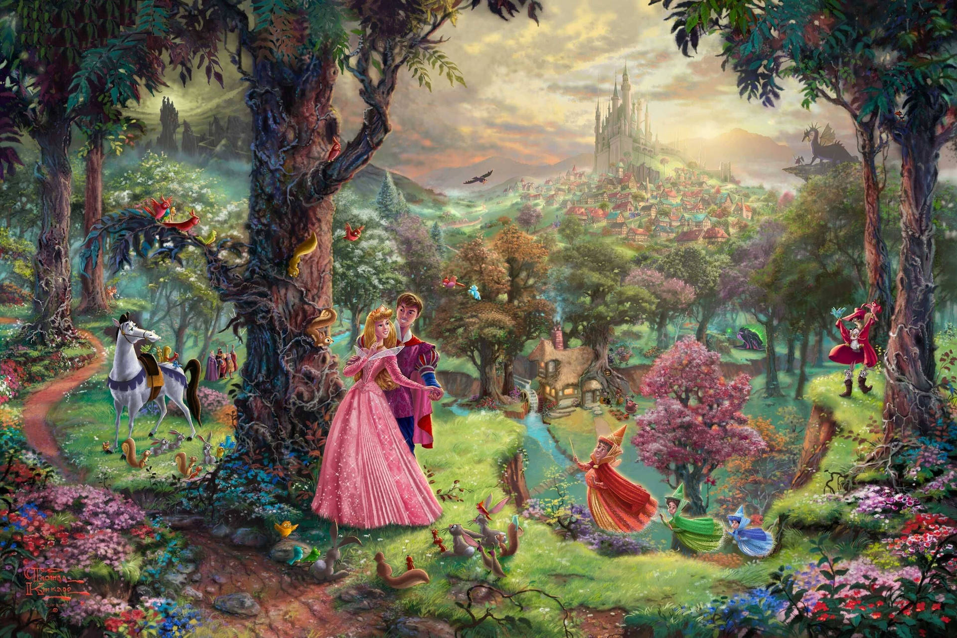 Disney Sleeping Beauty Background