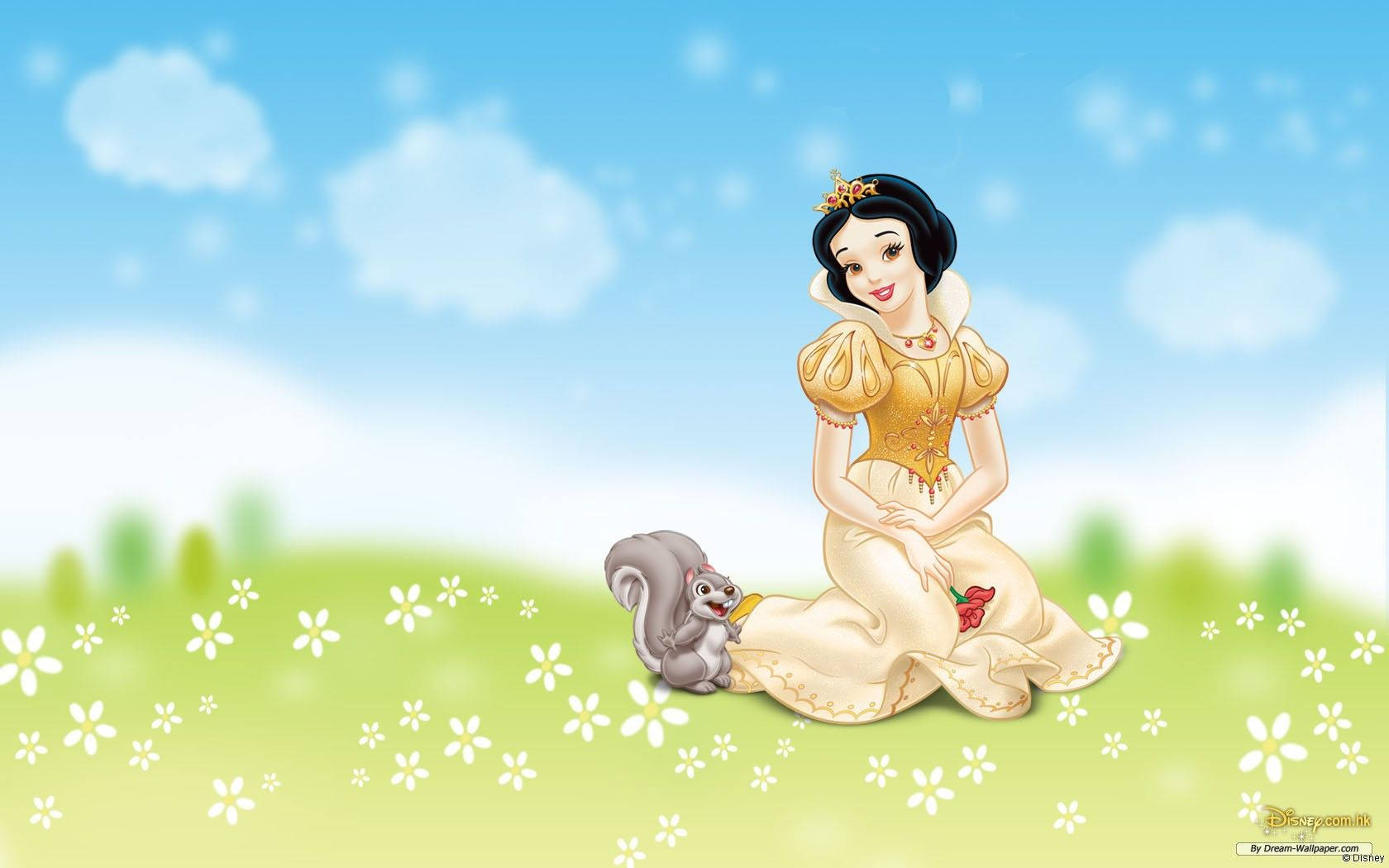 Disney Snow White Cartoon Background