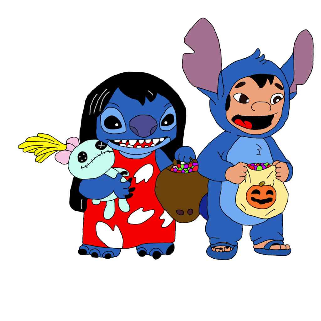 Disney Stitch And Lilo And Stitch Halloween Costumes Background