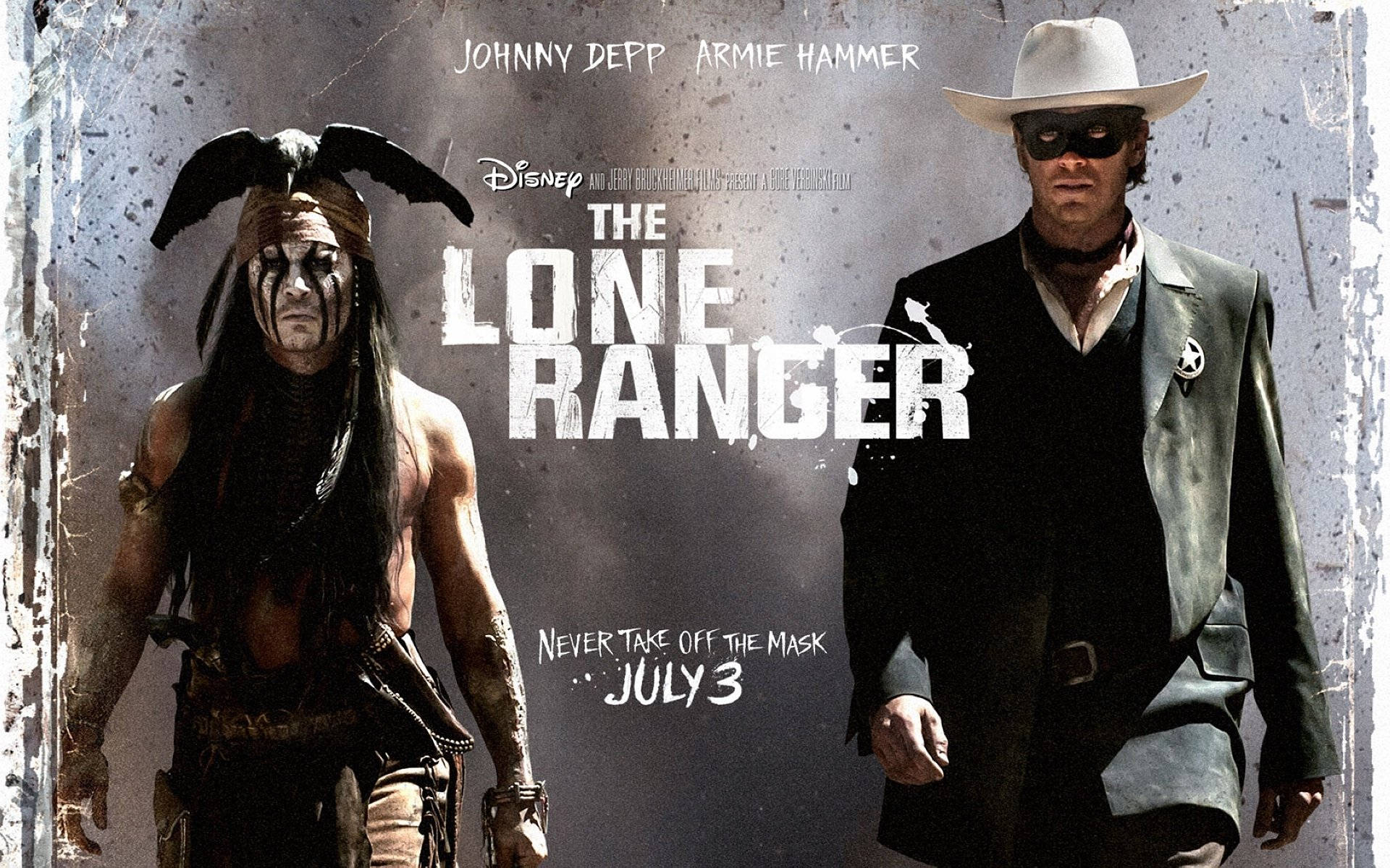 Disney The Lone Ranger Poster Background