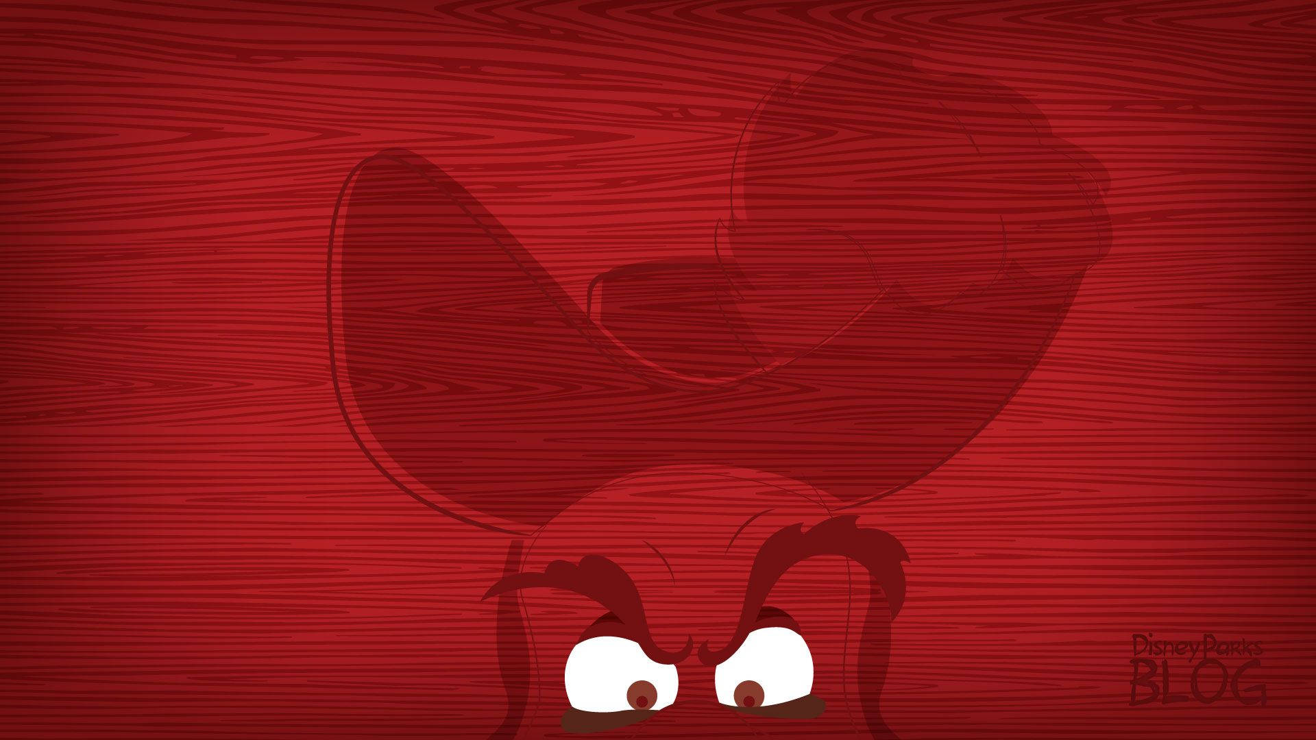 Disney Villain In Red Background