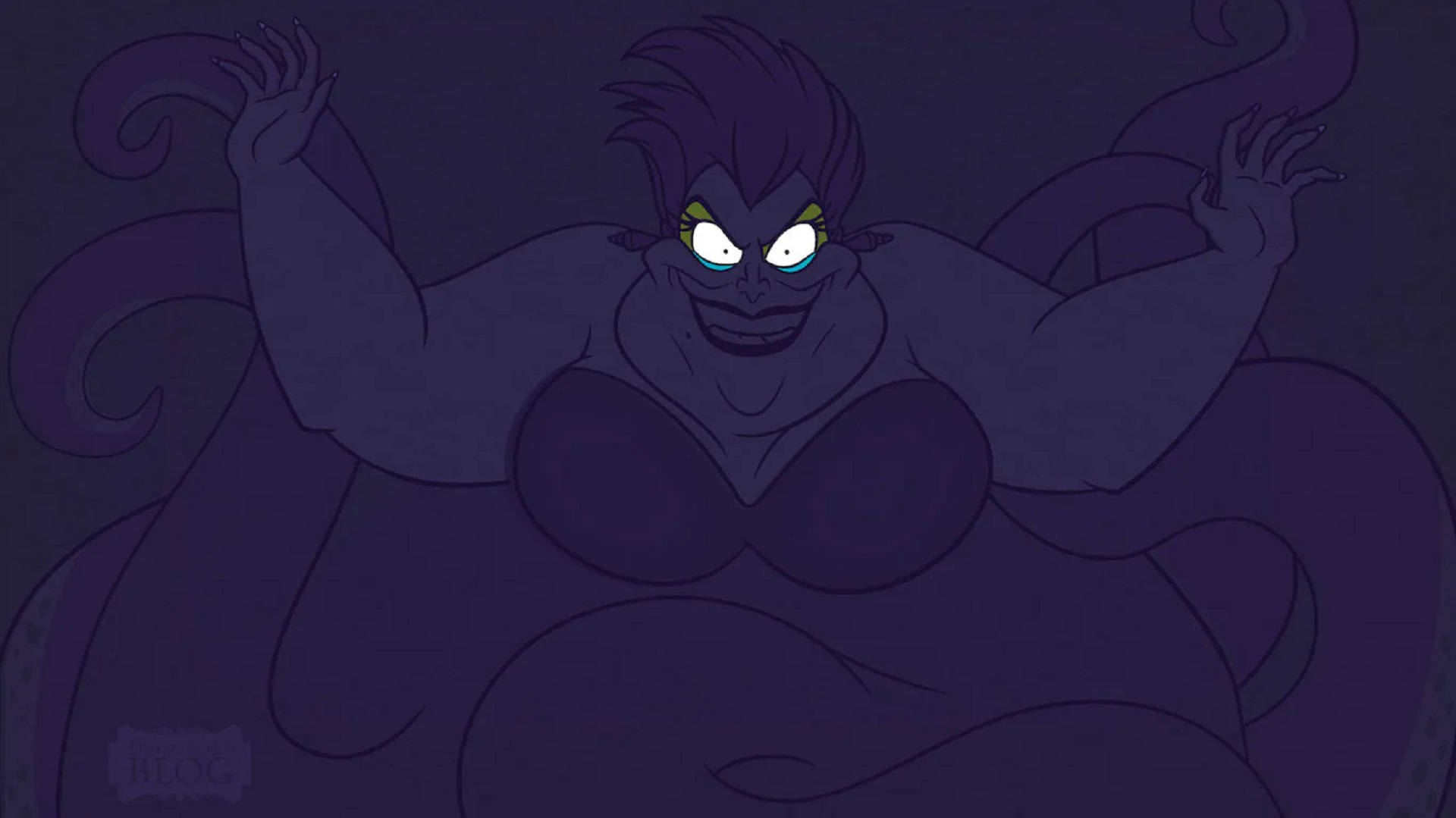 Disney Villain Ursula Background