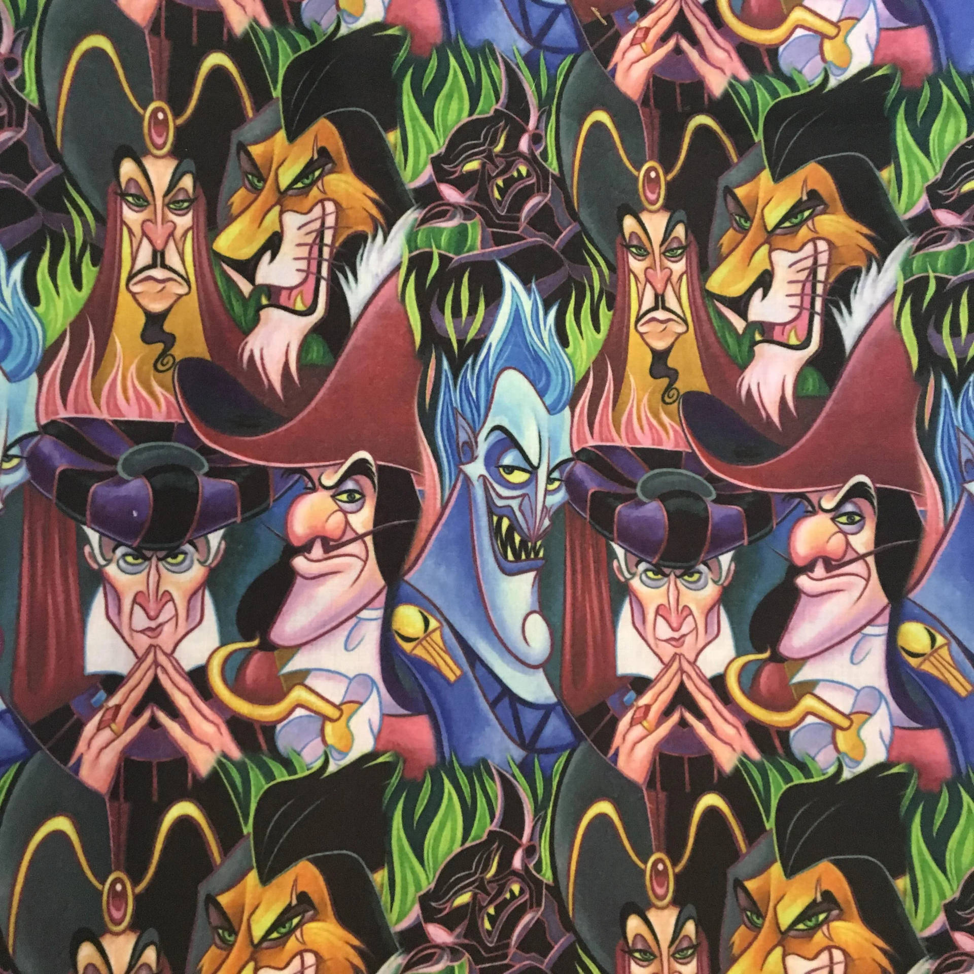 Disney Villains Cool Art Background