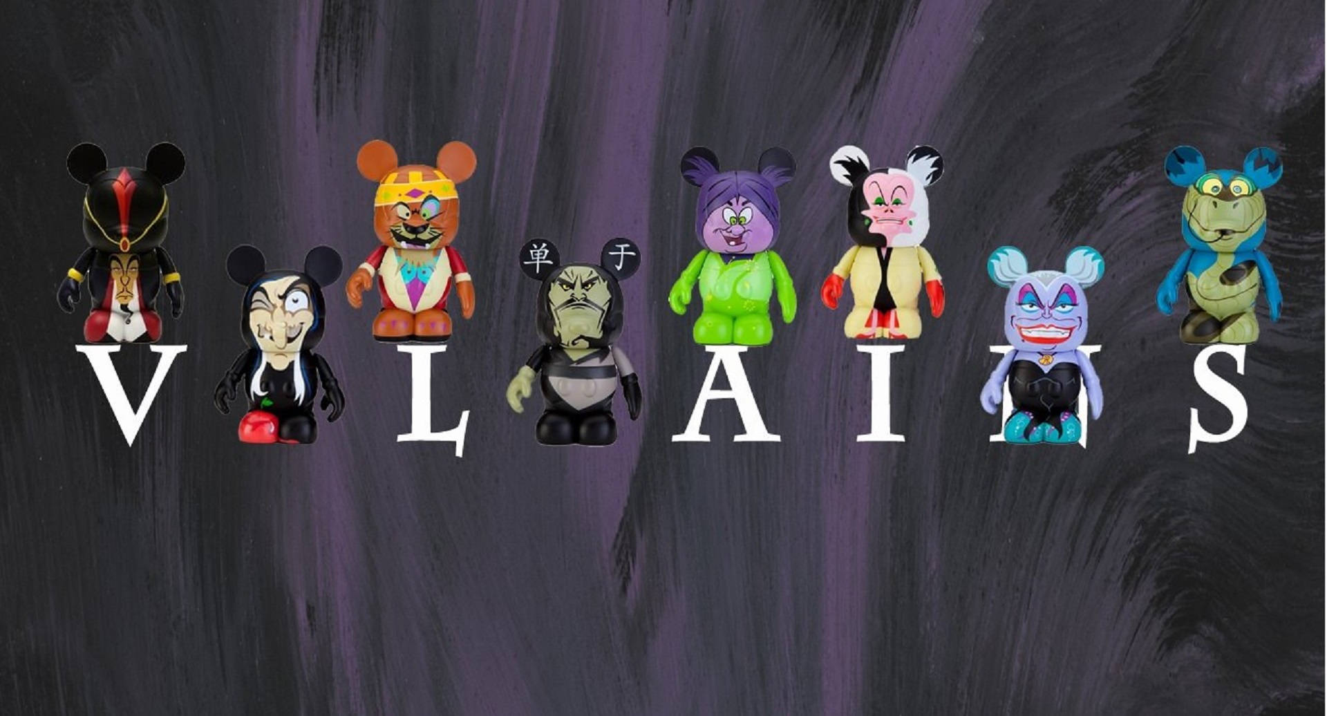 Disney Villains With Mickey Mouse Ears Background