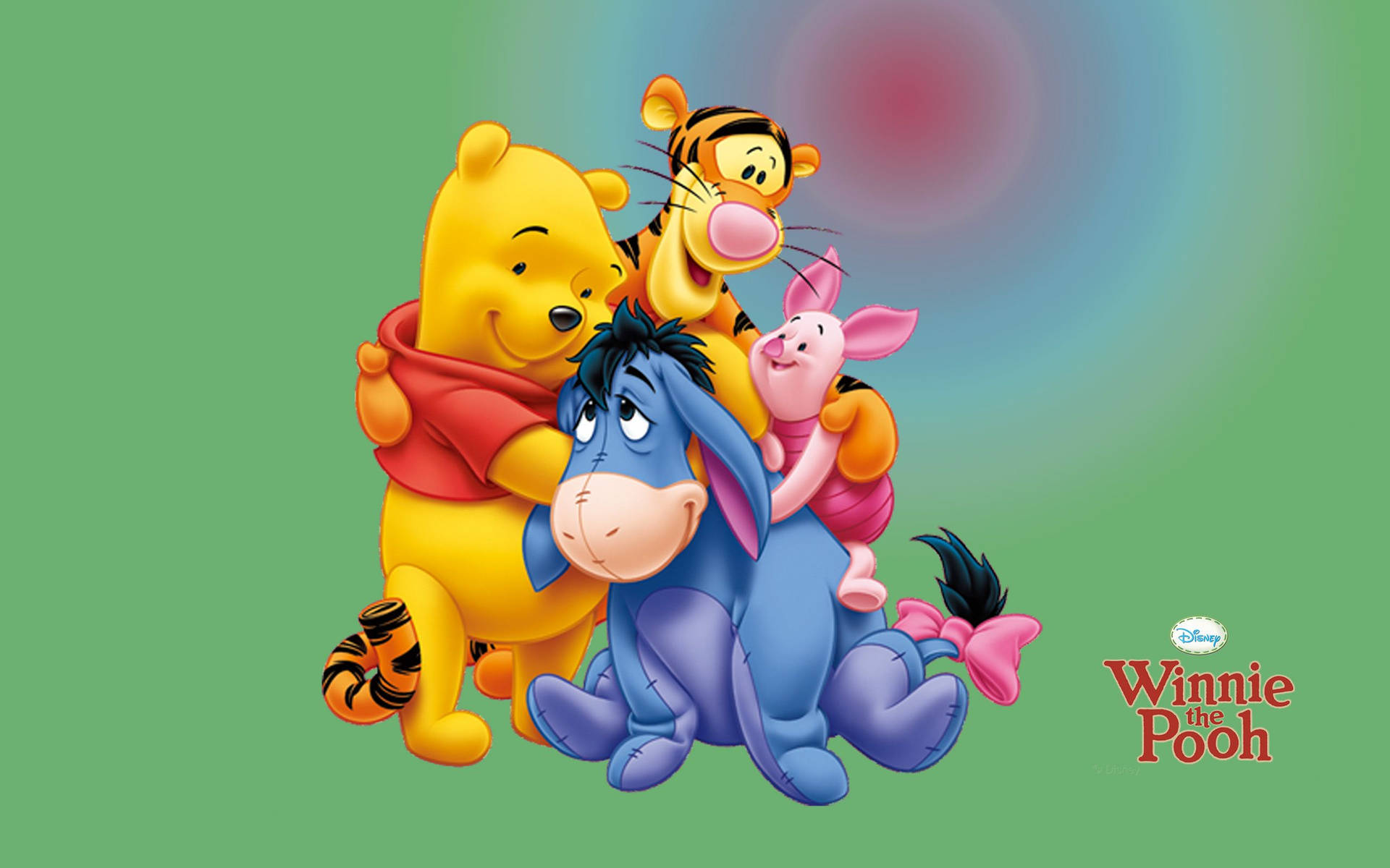 Disney Winnie The Pooh And Friends Poster Background