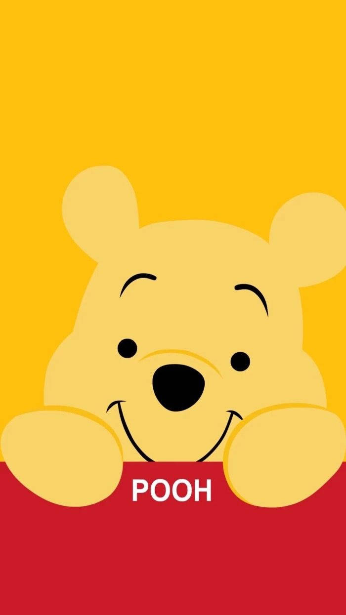 Disney Winnie The Pooh Cute Face Background
