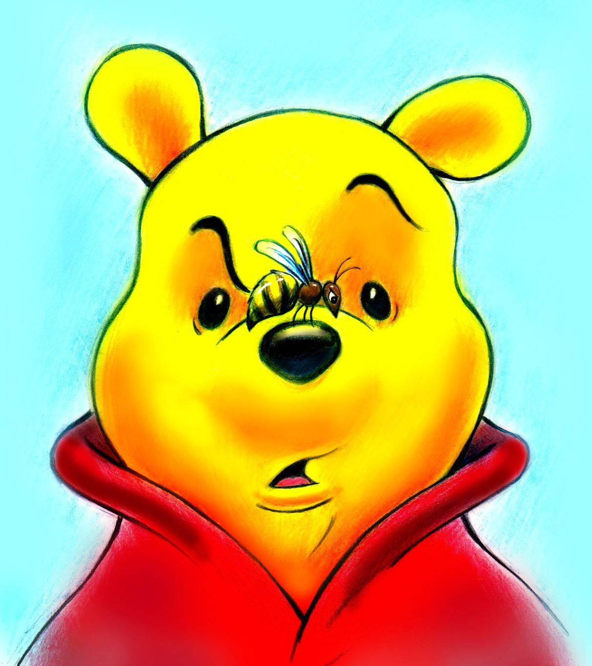 Disney Winnie The Pooh With A Bee