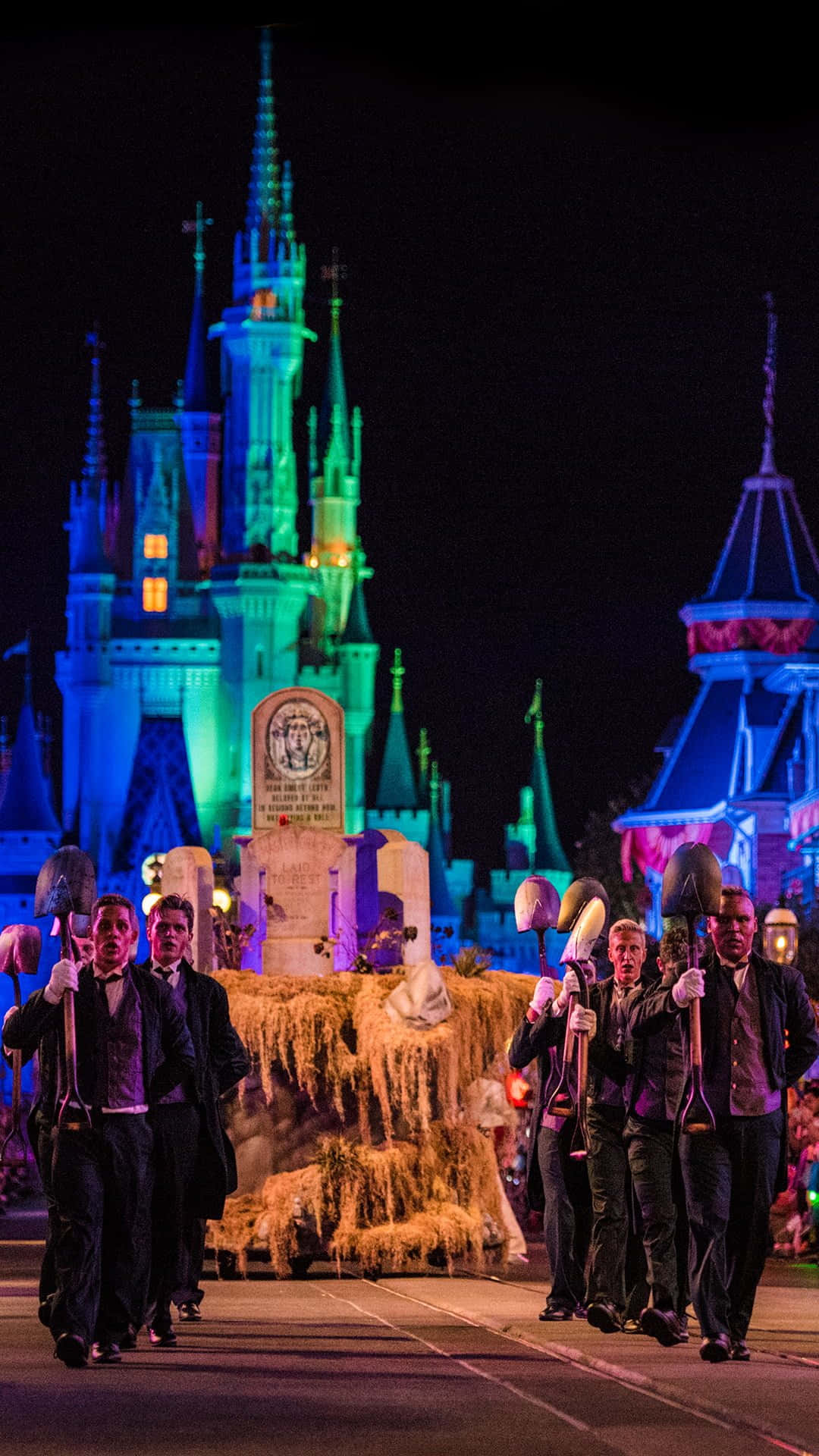 Disney World Boo To You Halloween Performance Iphone Background