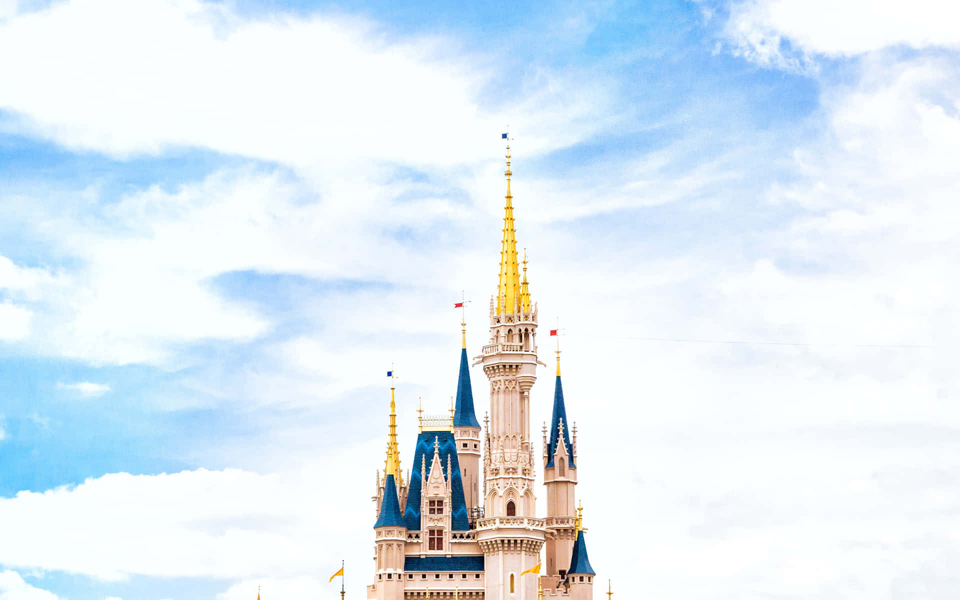 Disney World Clear Sky Desktop Background