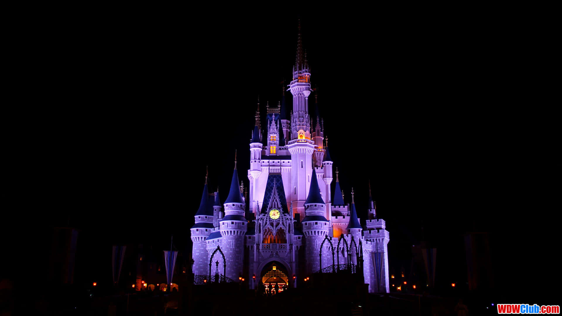 Disney World In Dark Desktop Background