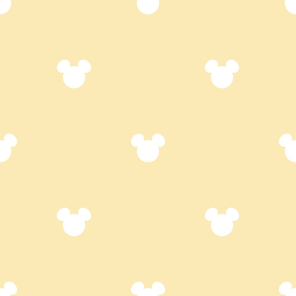 Disney Yellow Logo Patterns Background