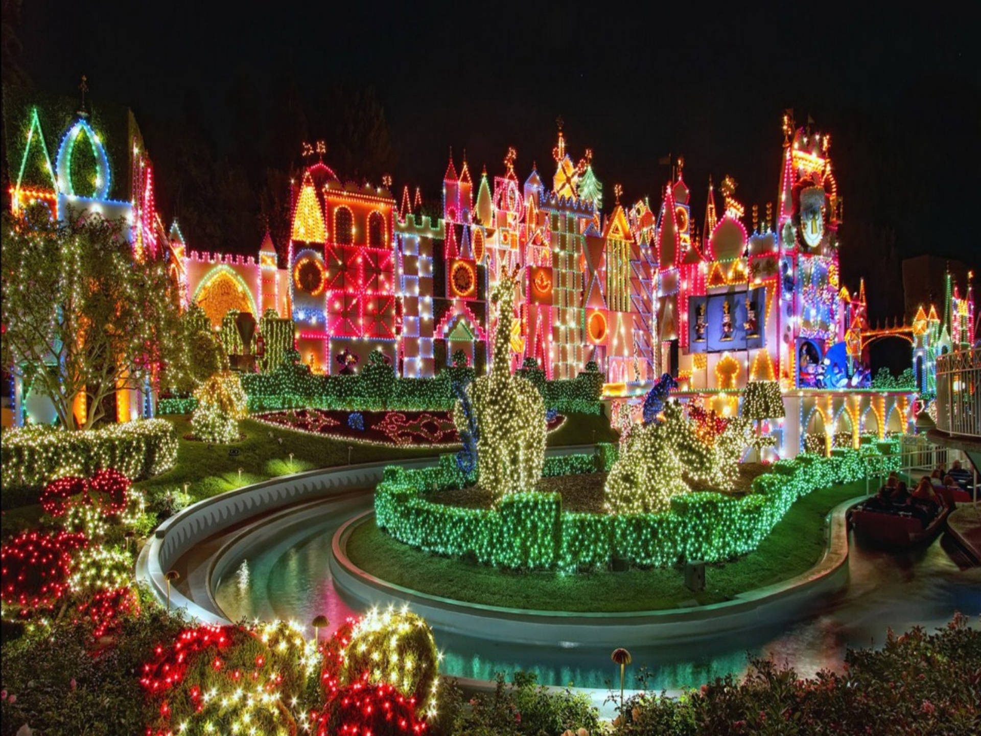 Disneyland Christmas Desktop Background