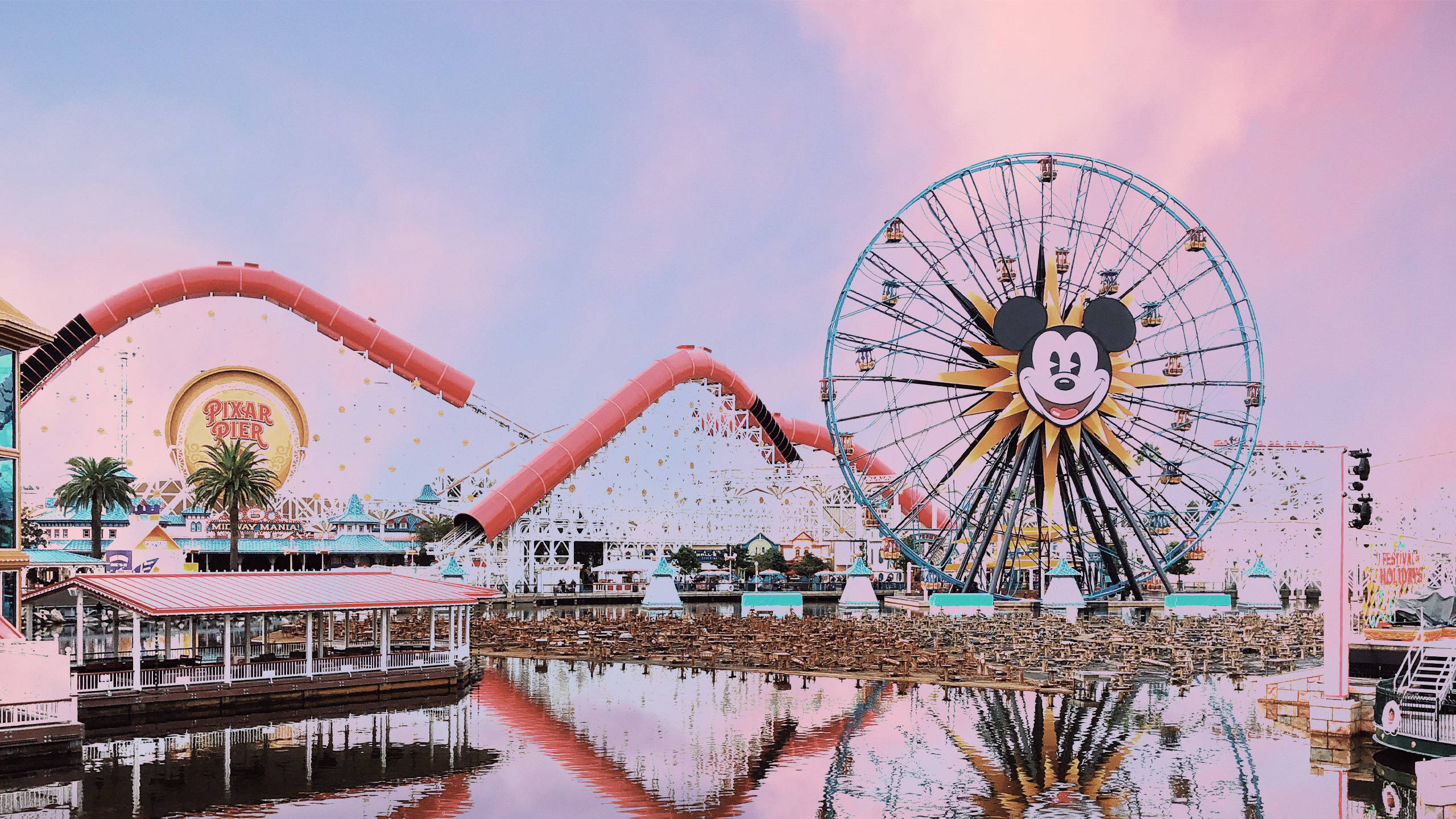 Disneyland Ferris Wheel Background