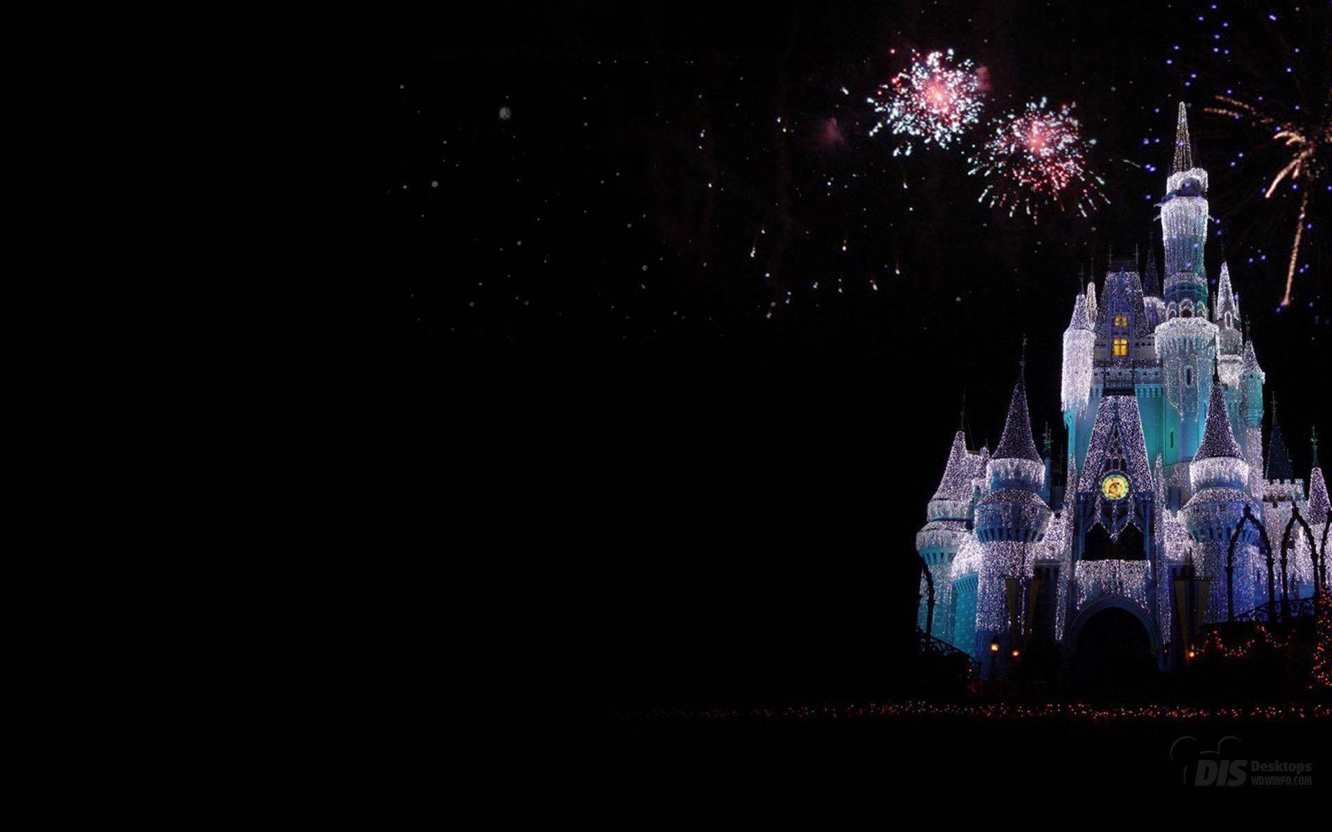 Disneyland Fireworks Disney Desktop Background