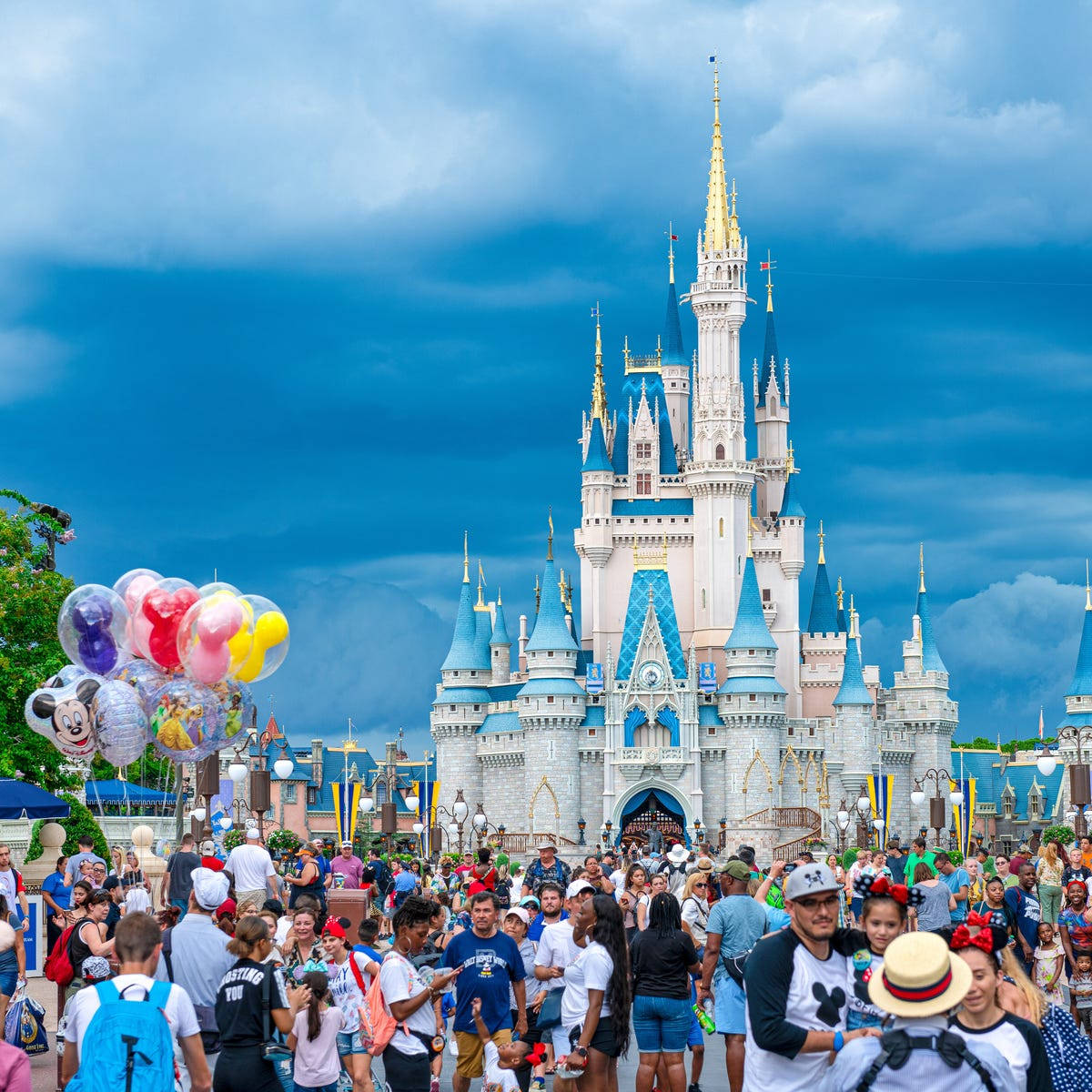 Disneyworld Bright Blue Sky