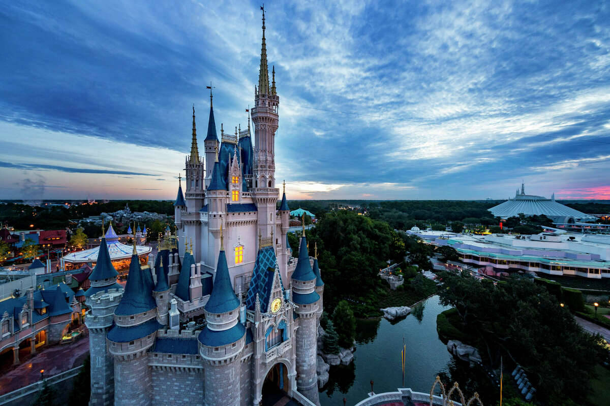 Disneyworld Magic Kingdom Aerial View