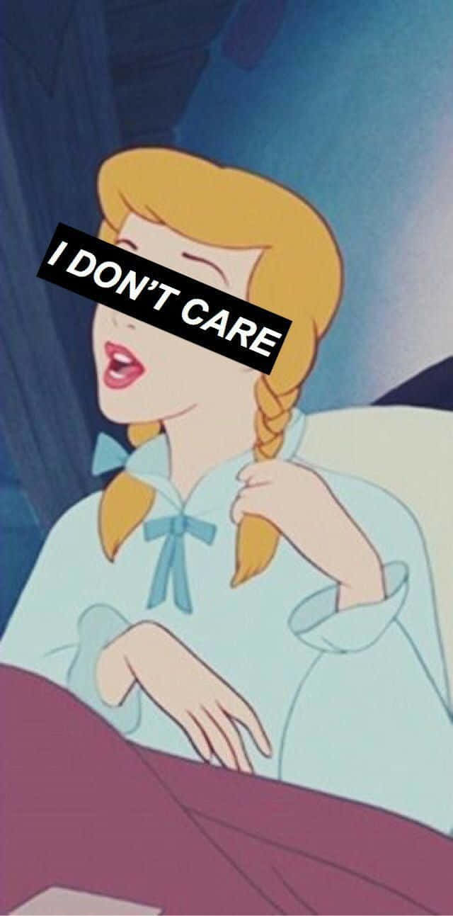 Displaying Indifference - 'don't Care' Background