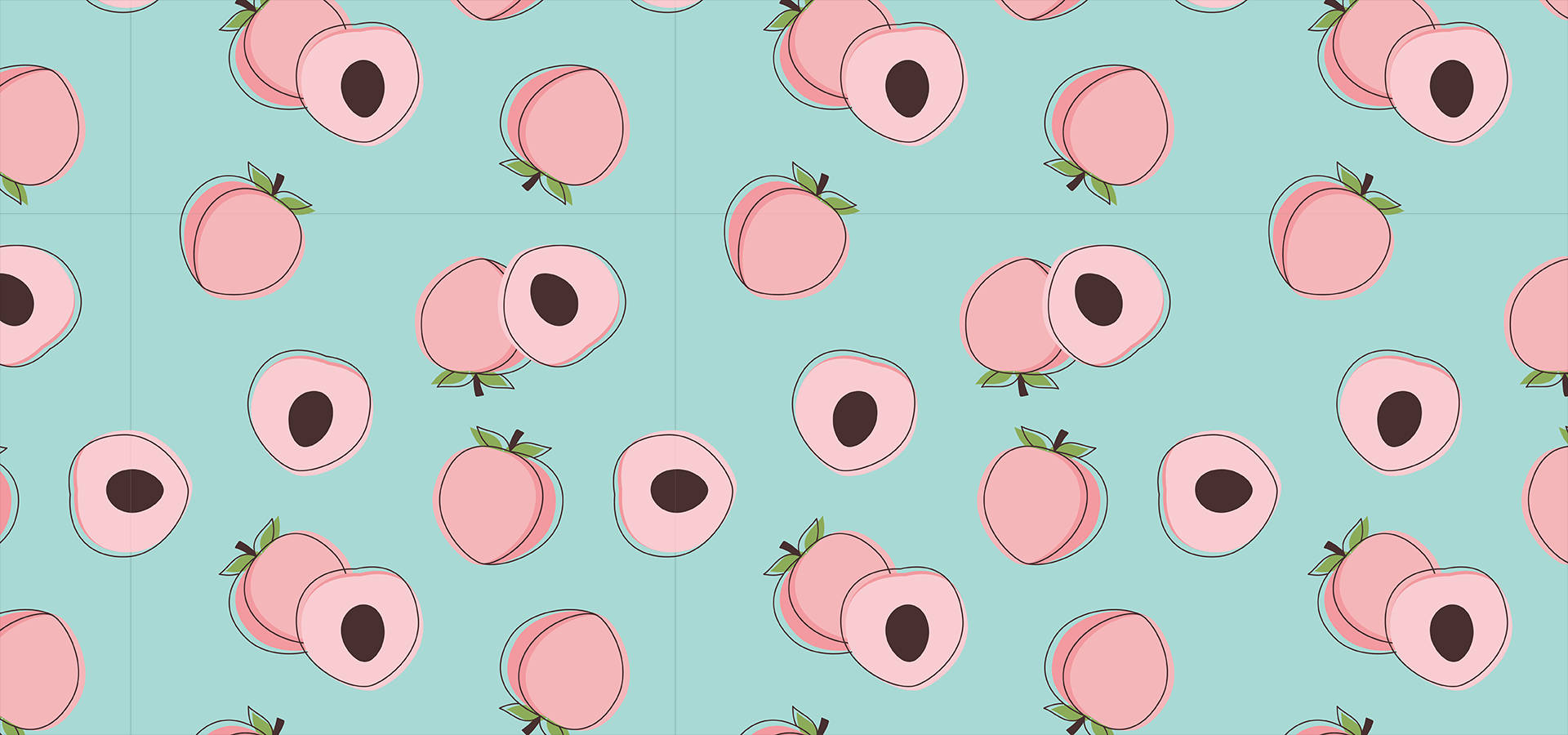 Displaying Peachy Sophistication - Your Aesthetic Laptop Pal Background