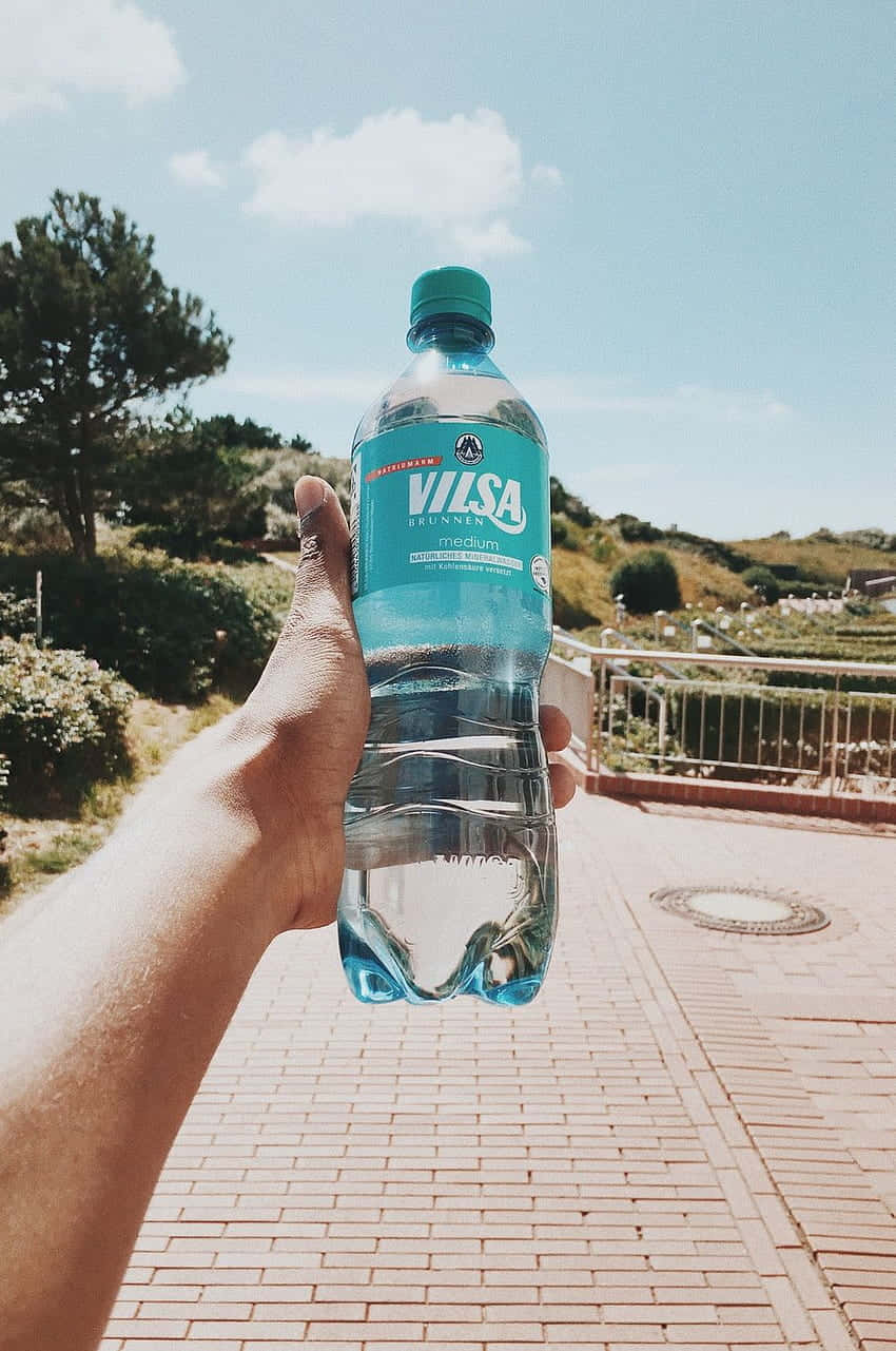 Disposable Water Bottle Background