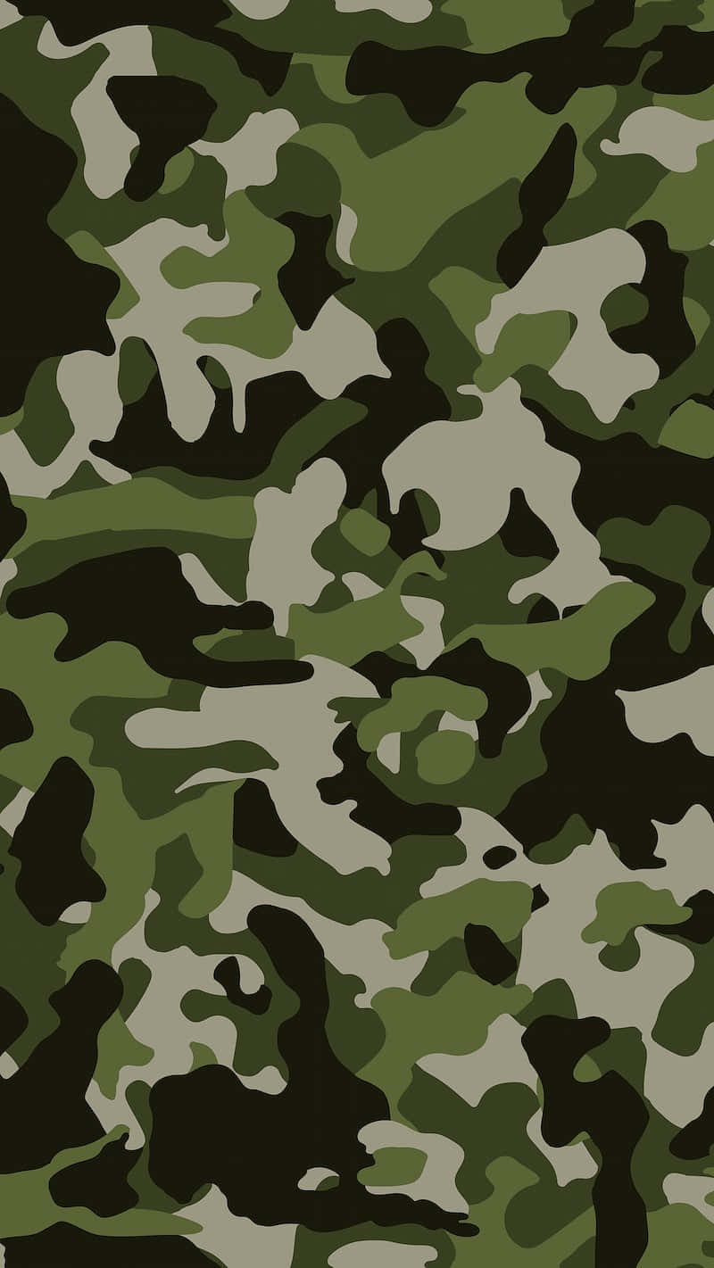 Disrupting The Traditional Camouflage Pattern With Bright Green Takes Style To The Next Level. Background