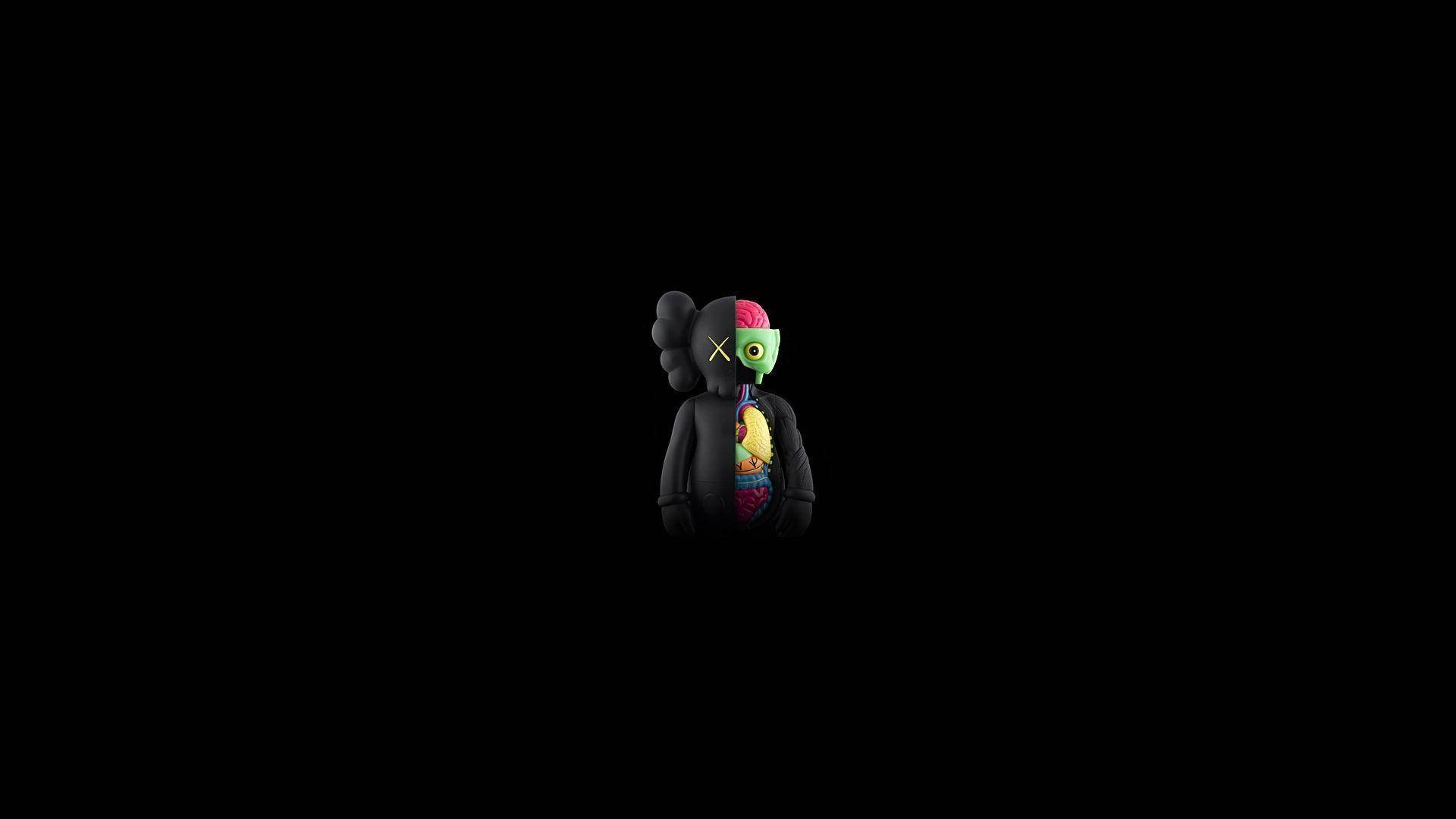 Dissected Shadow Kaws 4k Background