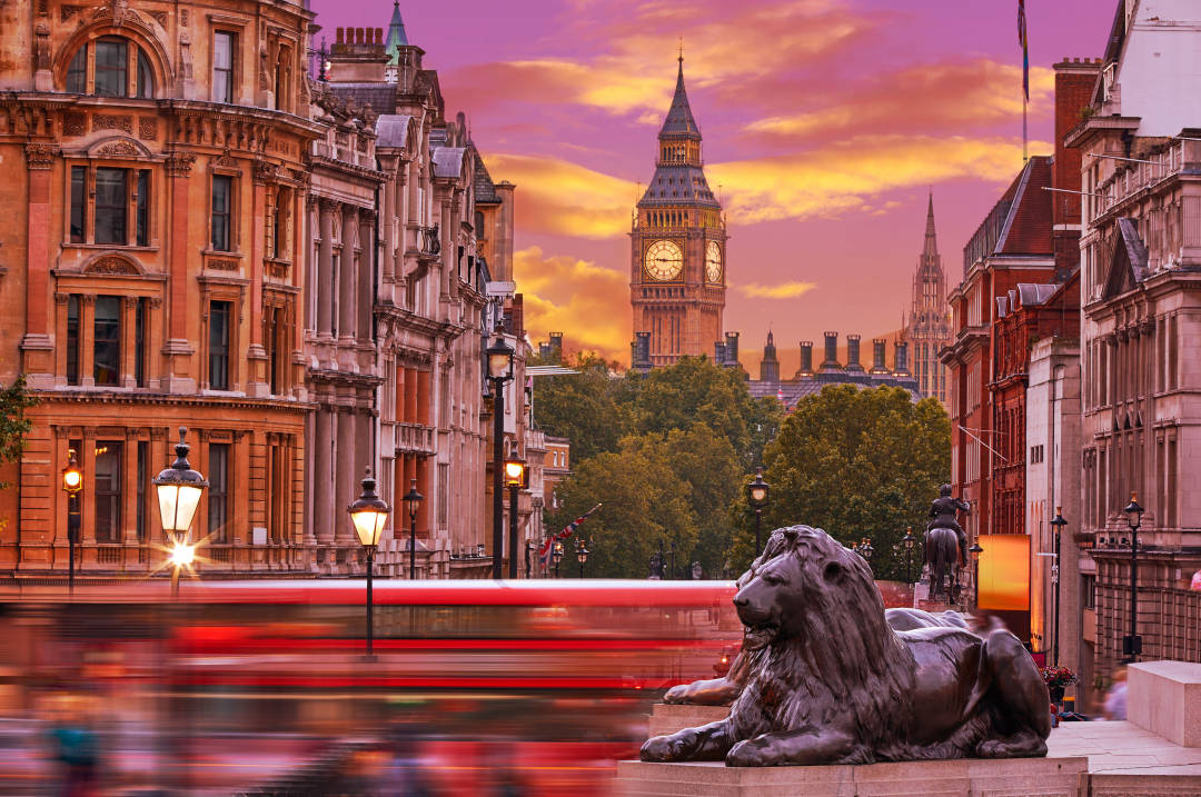 Distant Big Ben Background