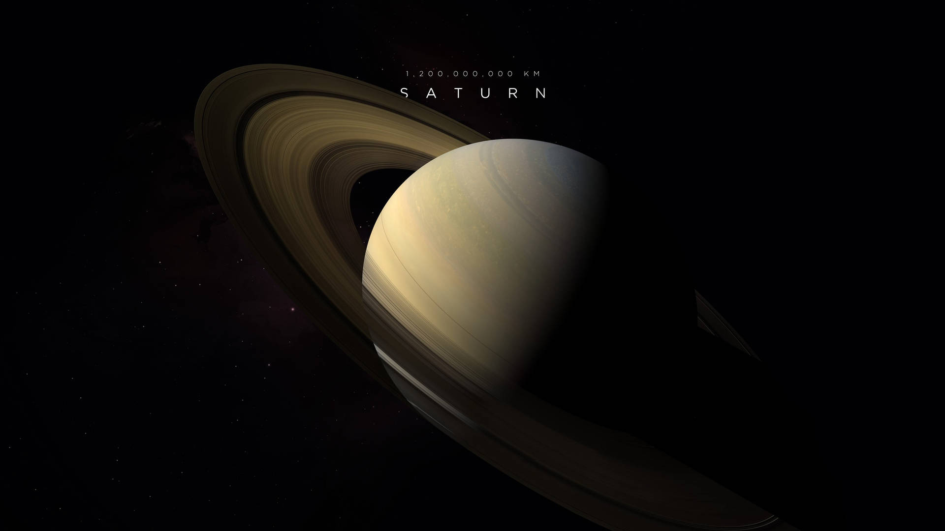 Distant Saturn 4k