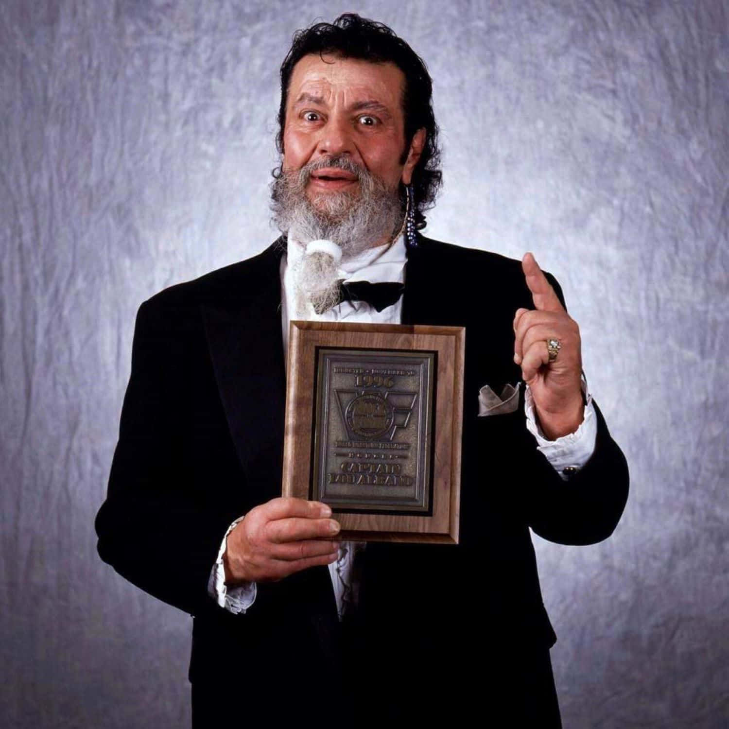Distinguished Gentleman Holding Award Background