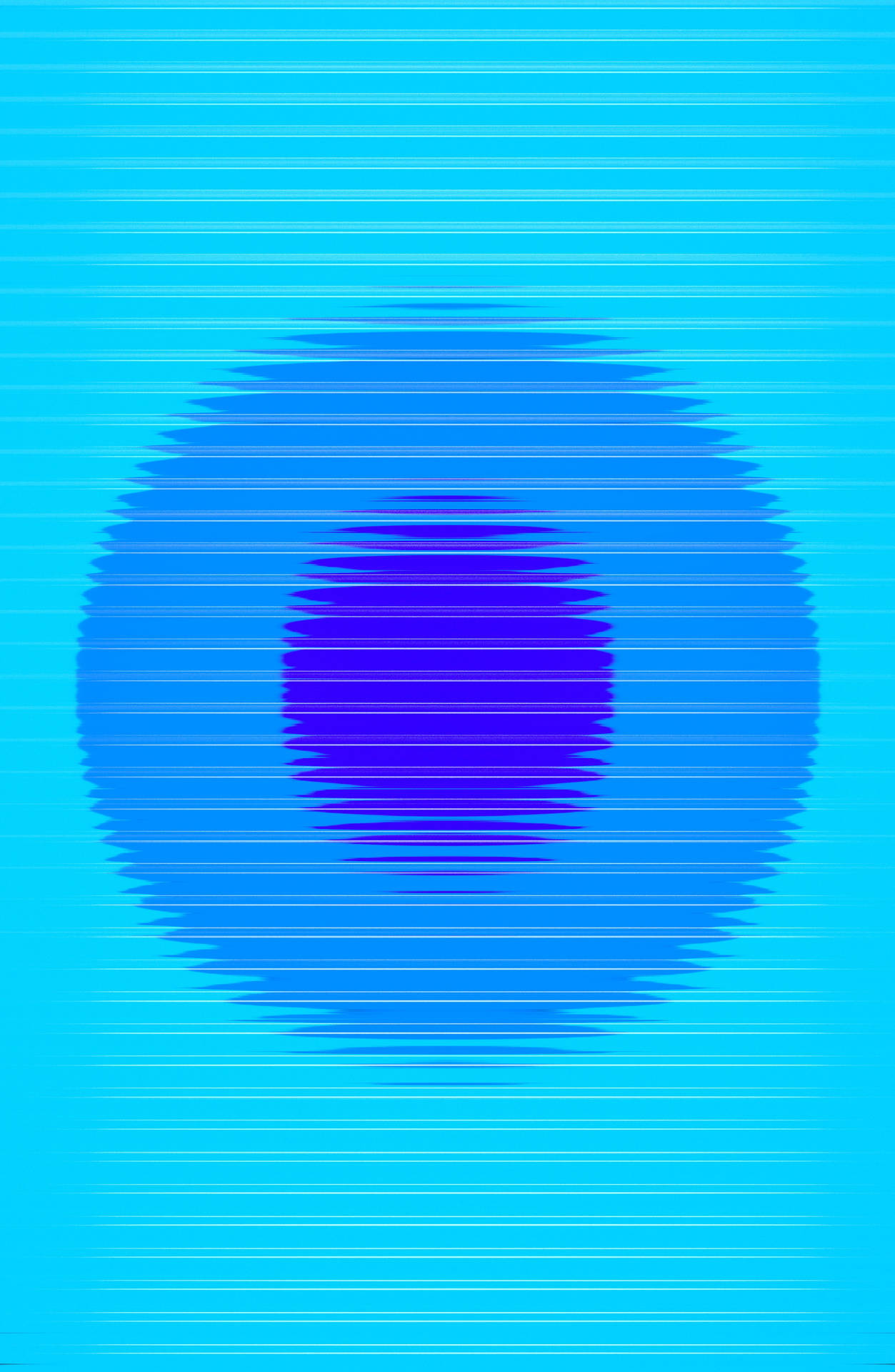 Distorted Blue Circles Mobile 3d Background