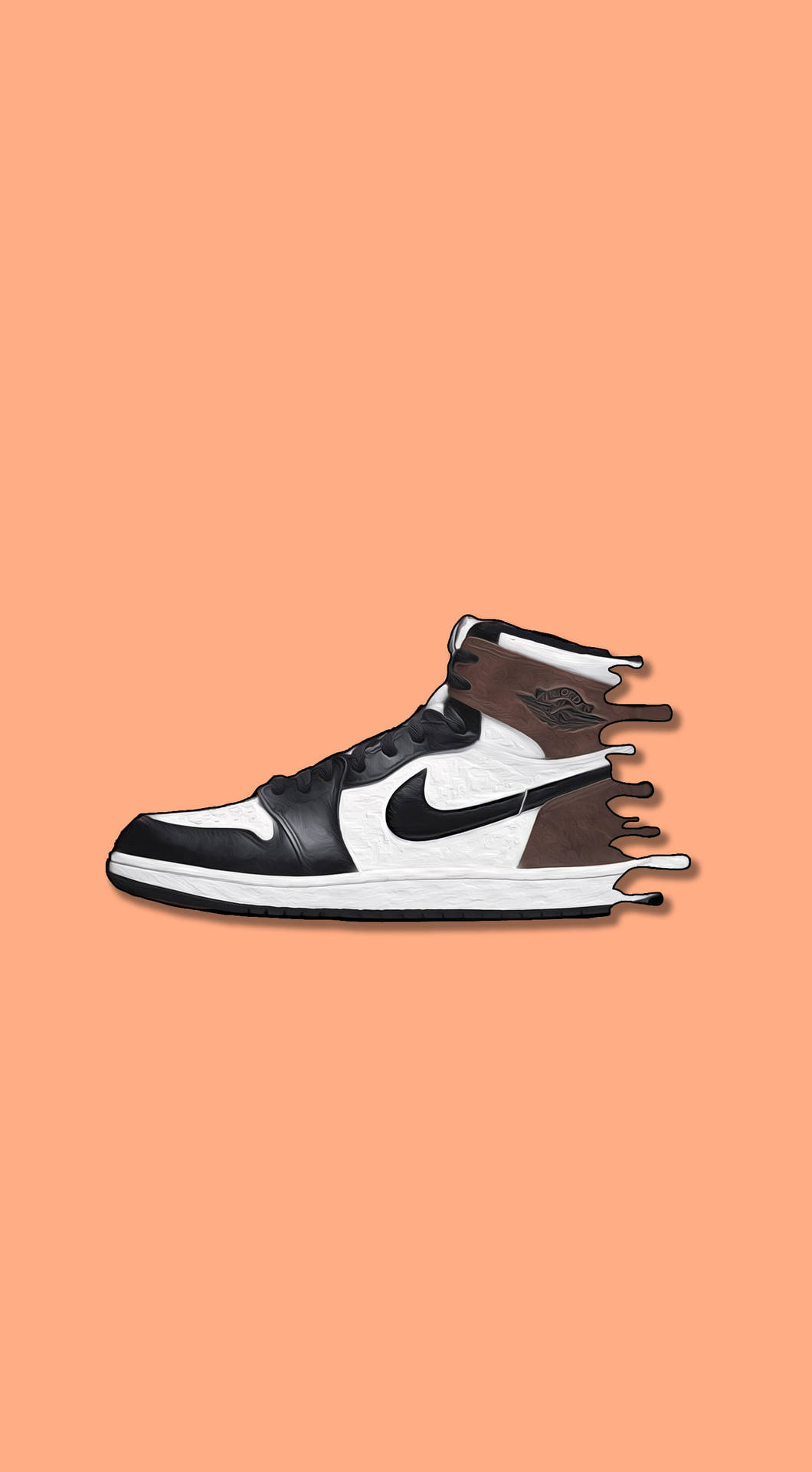 Distorted Nike Jordan 1 Background