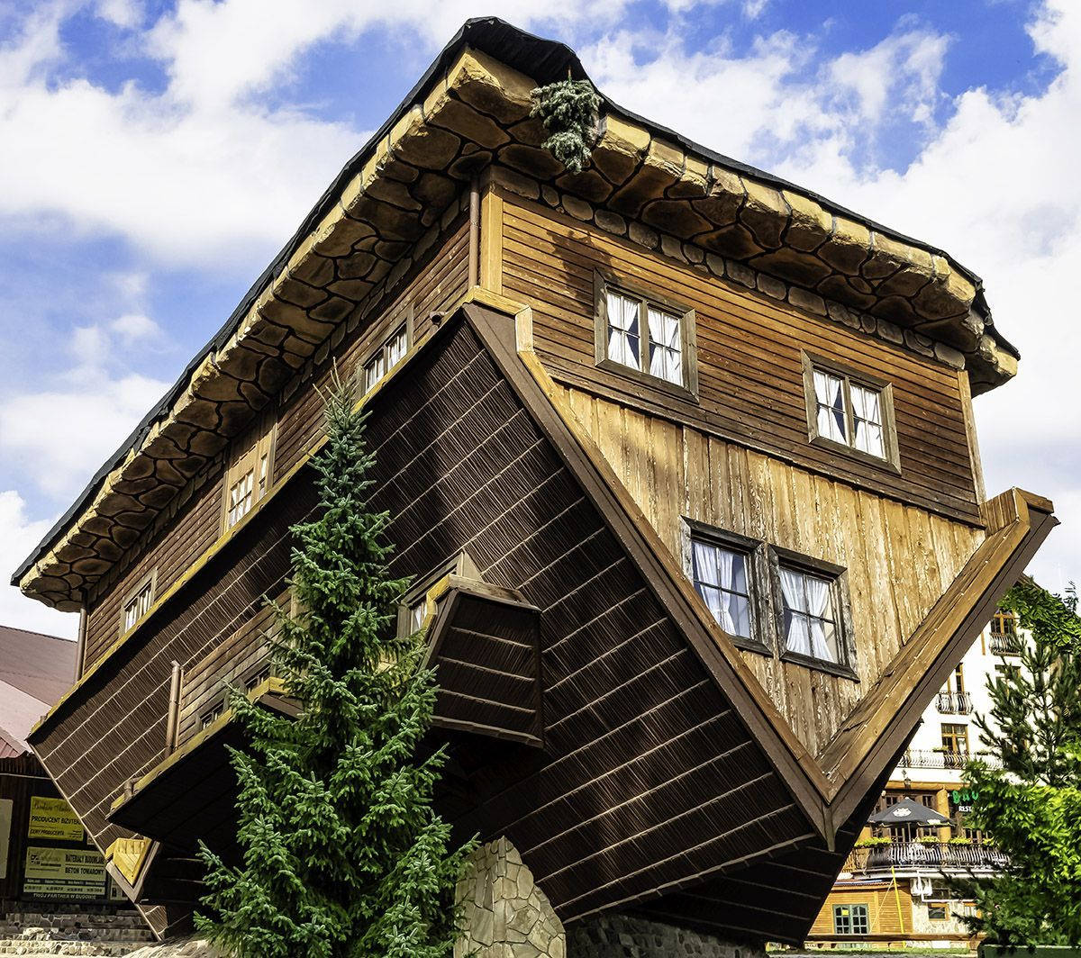 Distorted Reality: Upside Down Crooked House