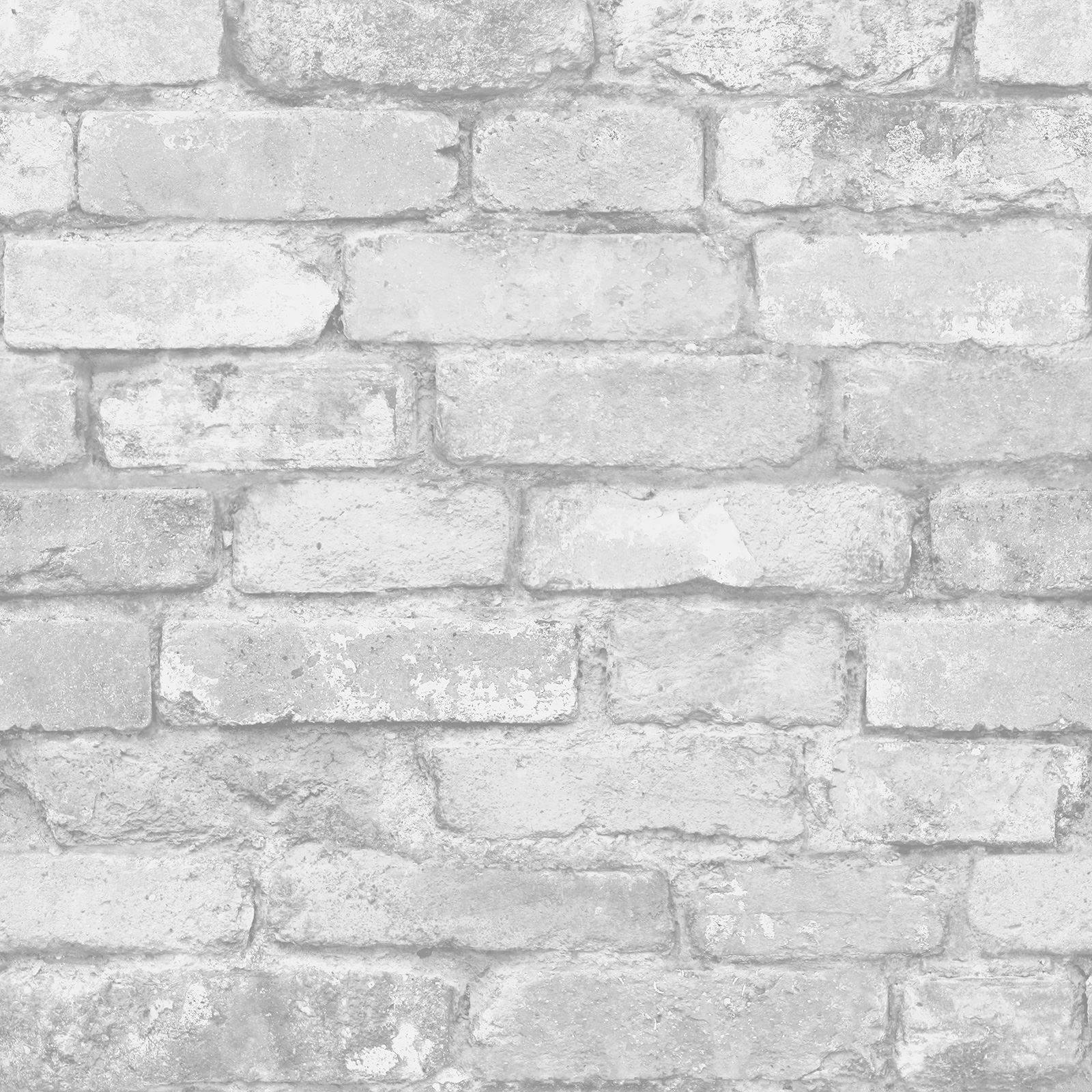 Distressed White Brick Background